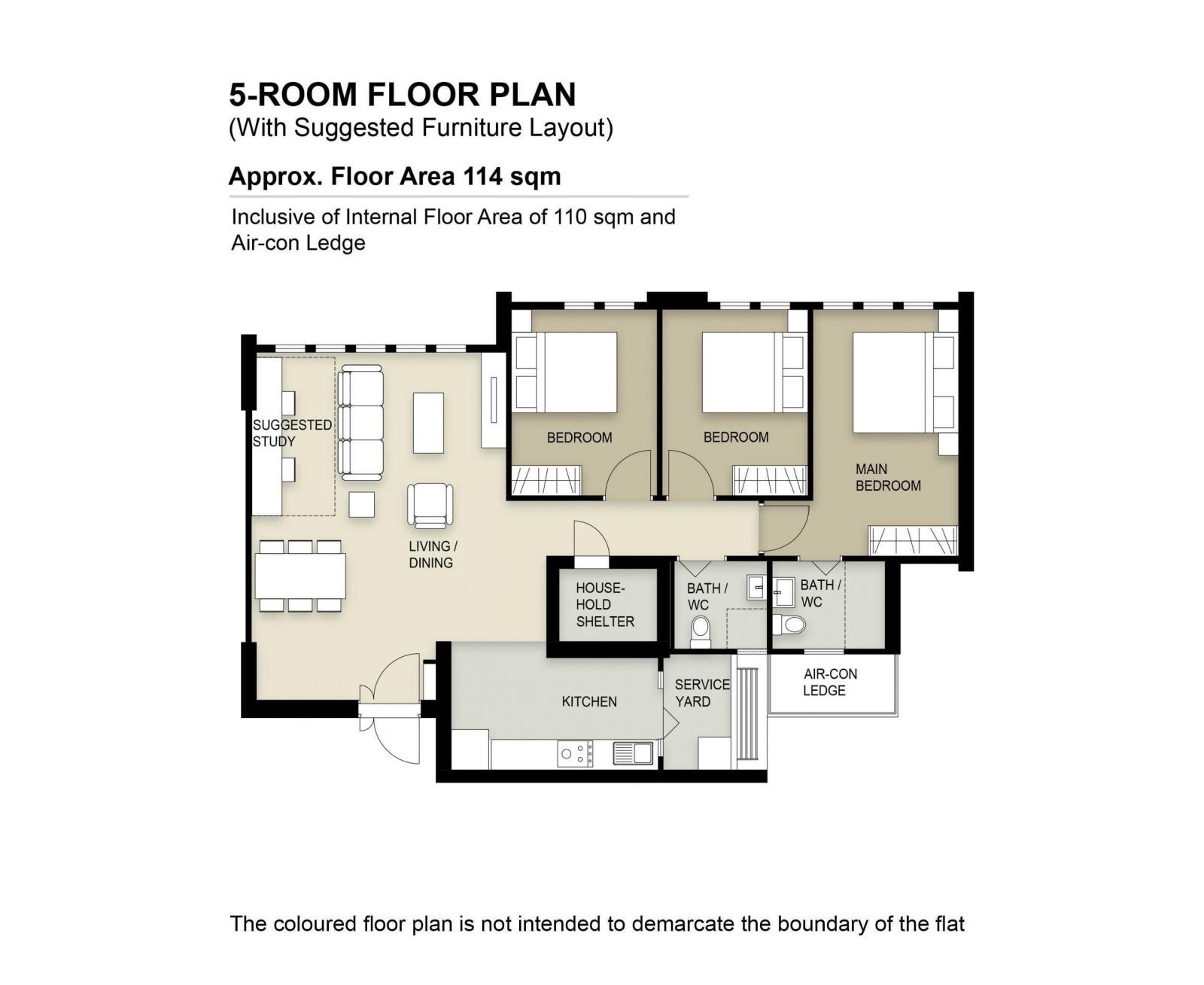 Chencharu Green 5 Room Floor Plan