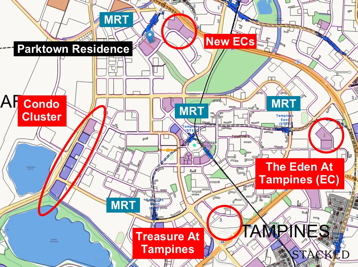 Supply of condos in the area