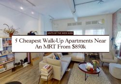 5 Cheapest Walk Up Apartments Near An MRT From $850k