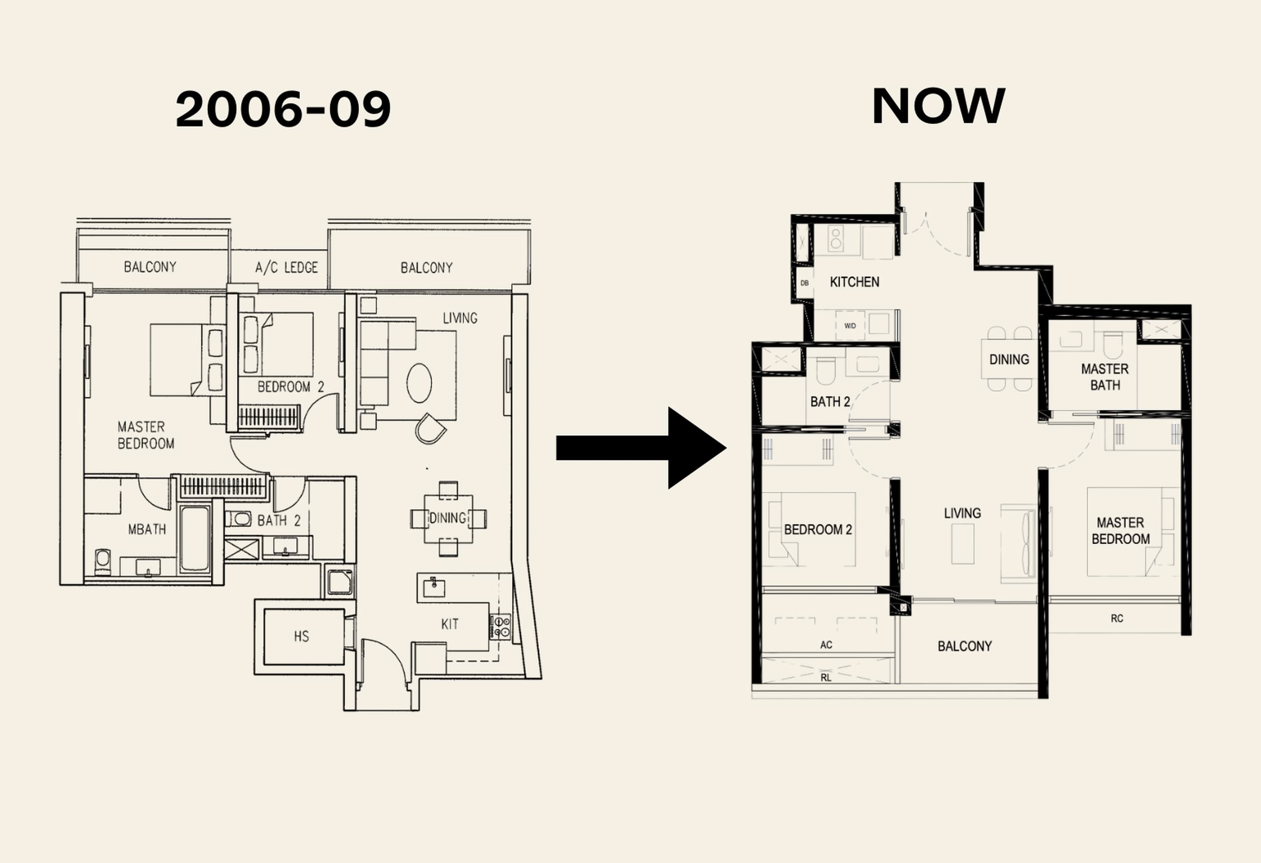 floorplans then and now featured