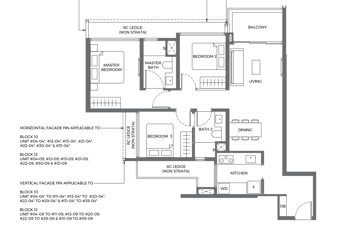 elta 3 bedder floorplan