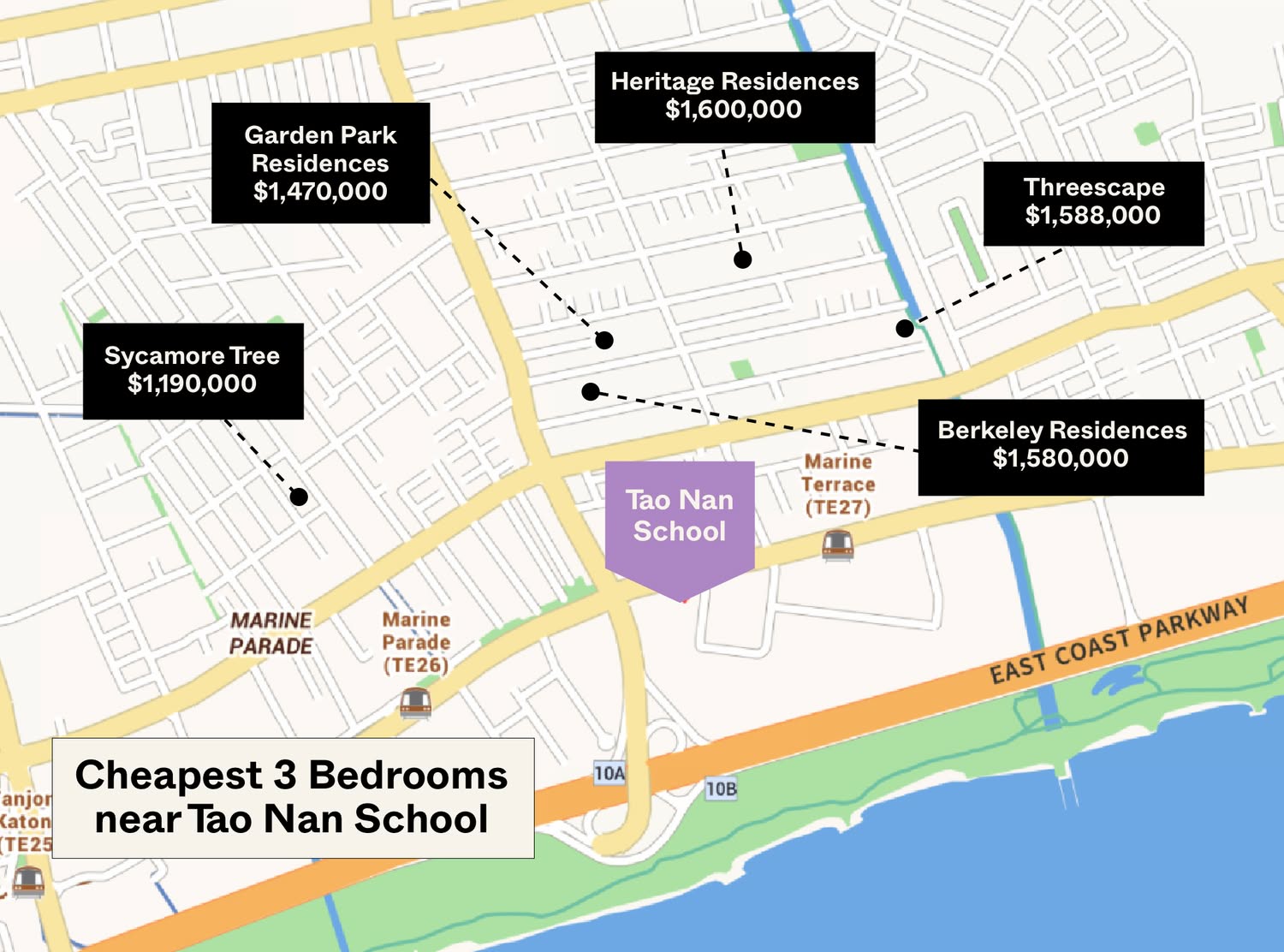 Tao Nan School 3 Bedder