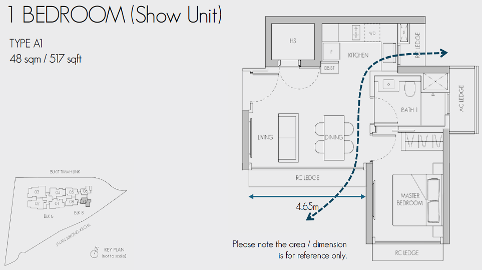 8 @ BT 1 Bedroom