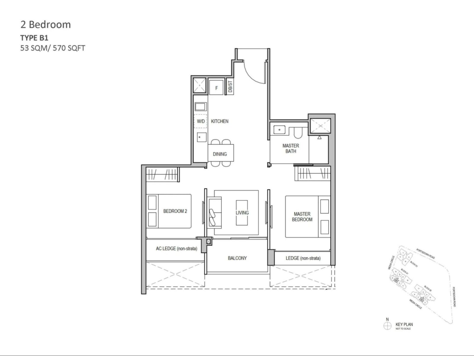 Bloomsbury Residences 2 Bedroom