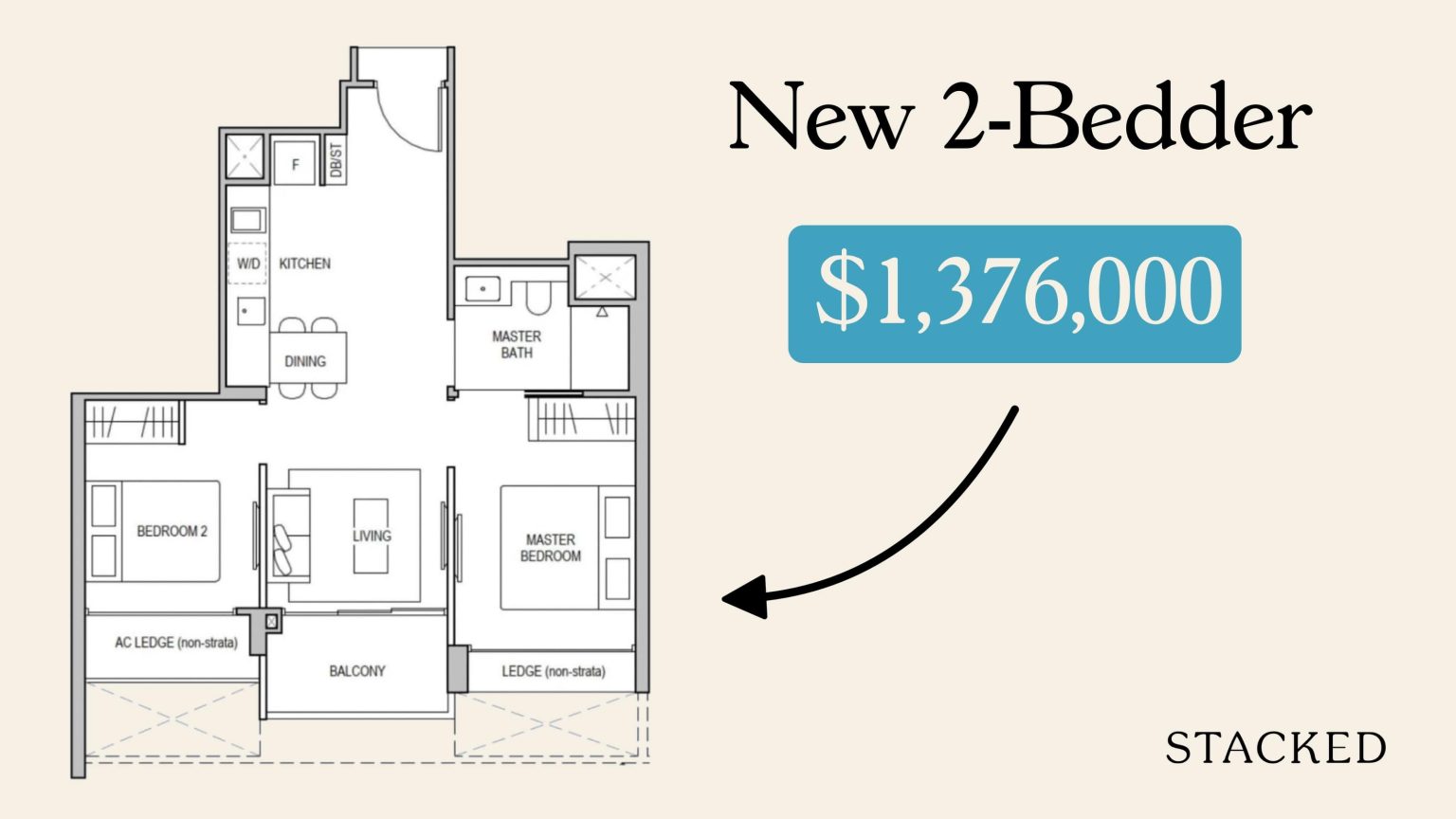 2 bedroom bloomsbury residences featured