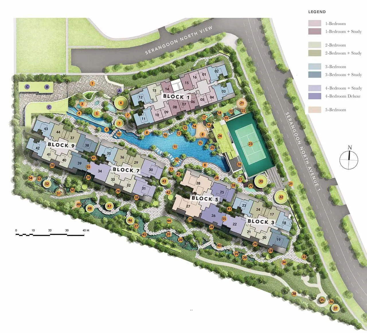 Garden Residences Siteplan