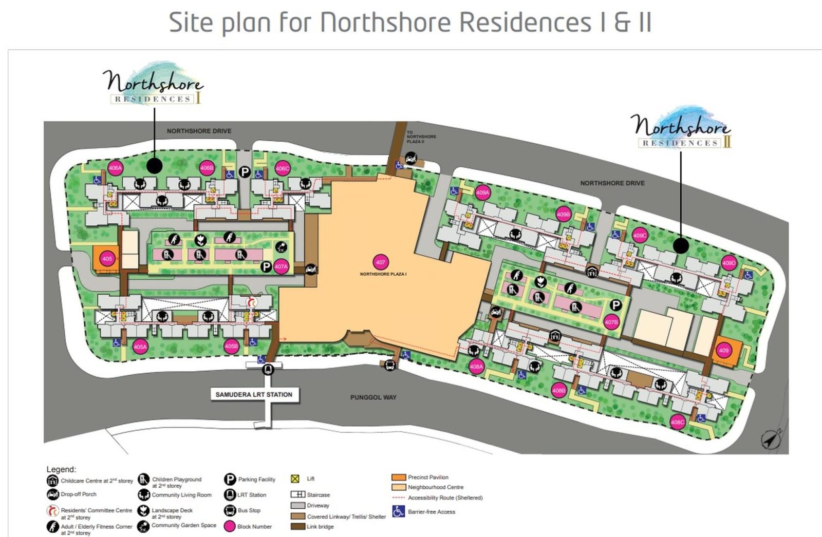 Northshore Residences I&II Siteplan
