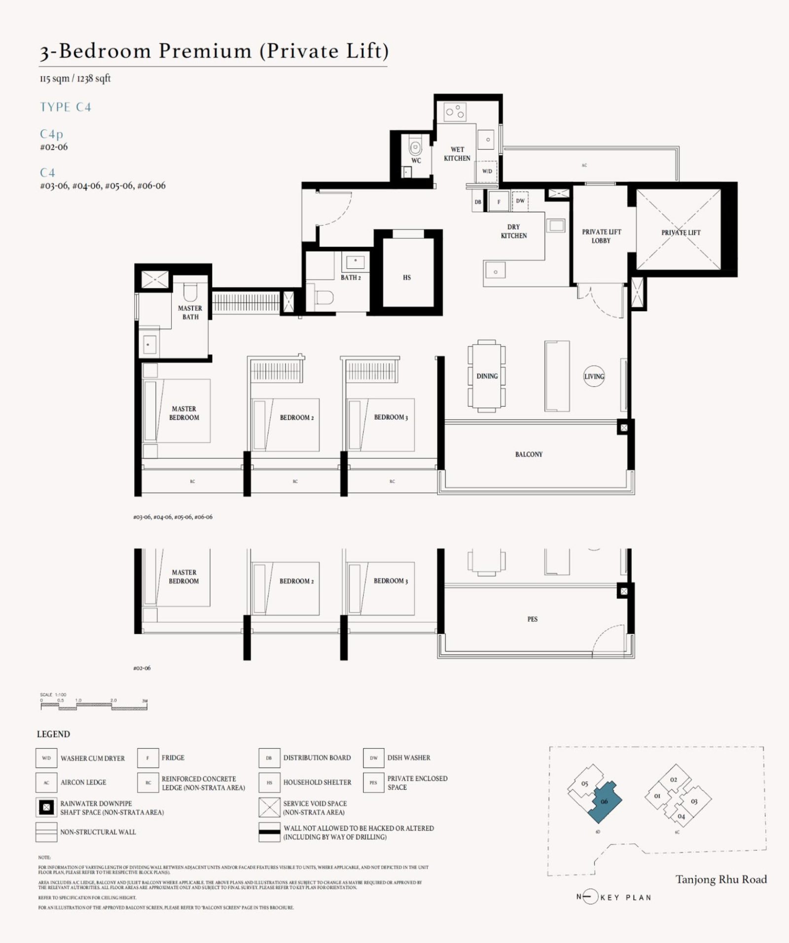 Arina East Residences 1,238 sq. ft
