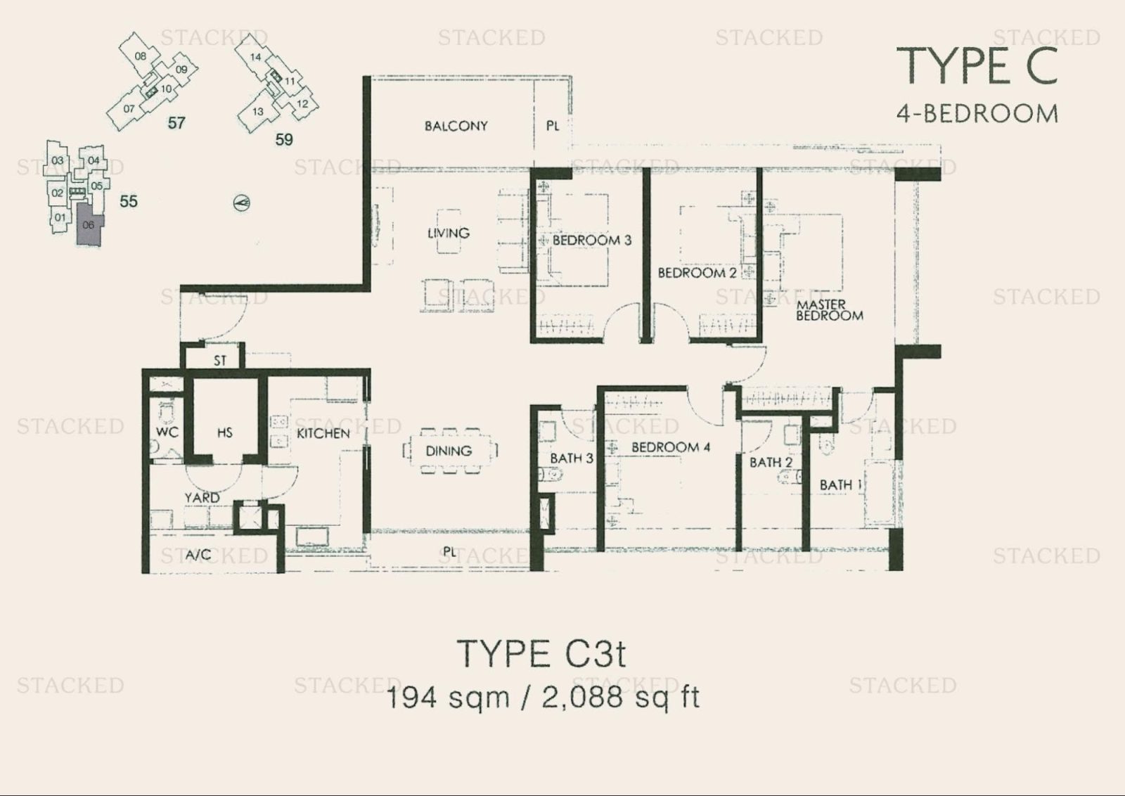 The Seafront on Meyer 2,088 sq. ft