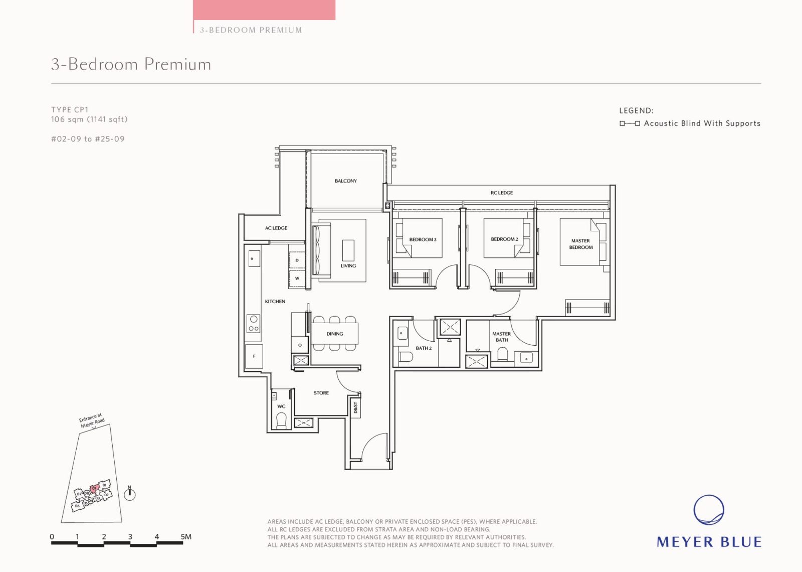Meyer Blue 1,141 sq. ft