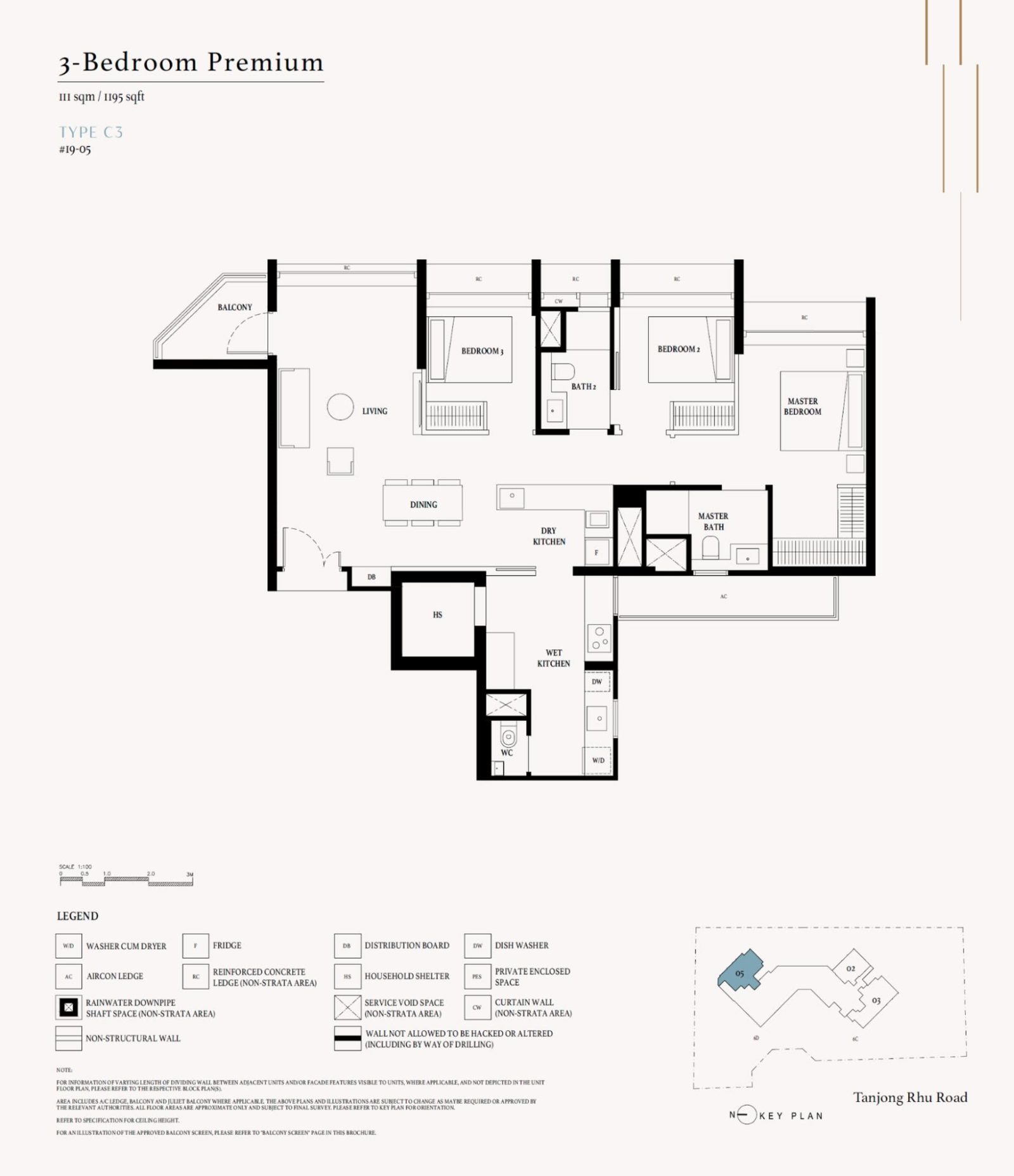 Arina East Residences 1,195 sq. ft.