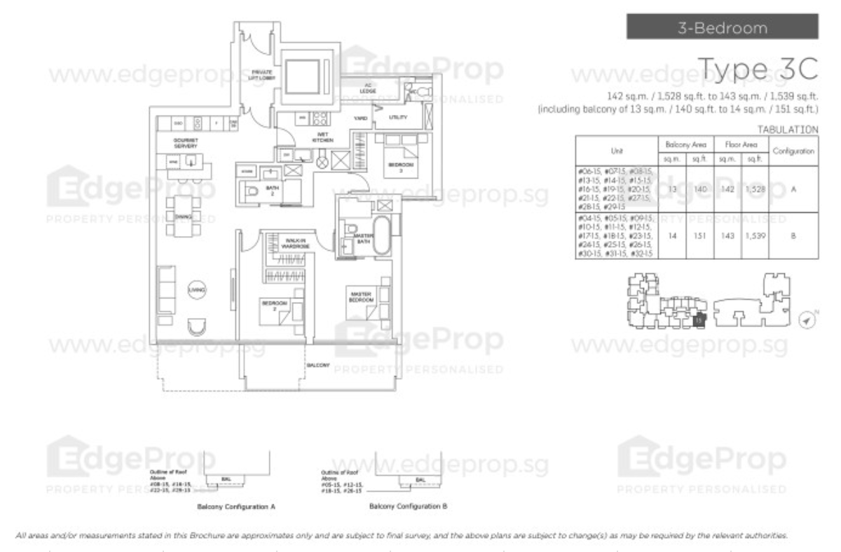 Marina One Residences 1539 sqft