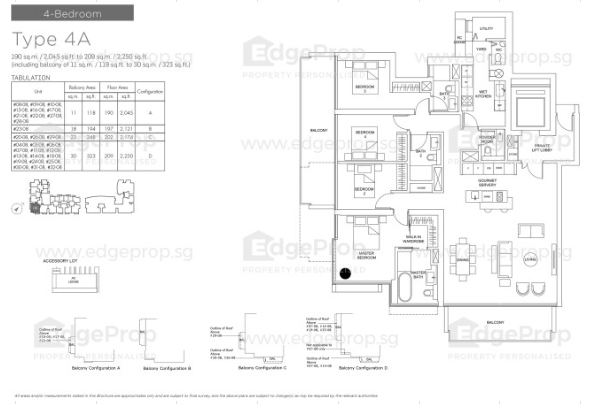 Marina One Residences 2045 sqft