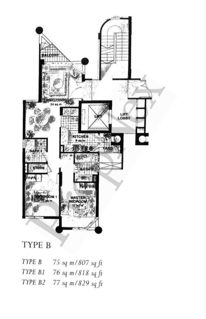 Hillview Park 829 sqft