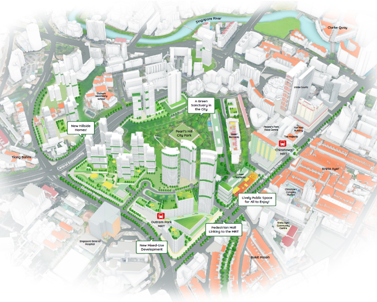 pearls hill draft masterplan