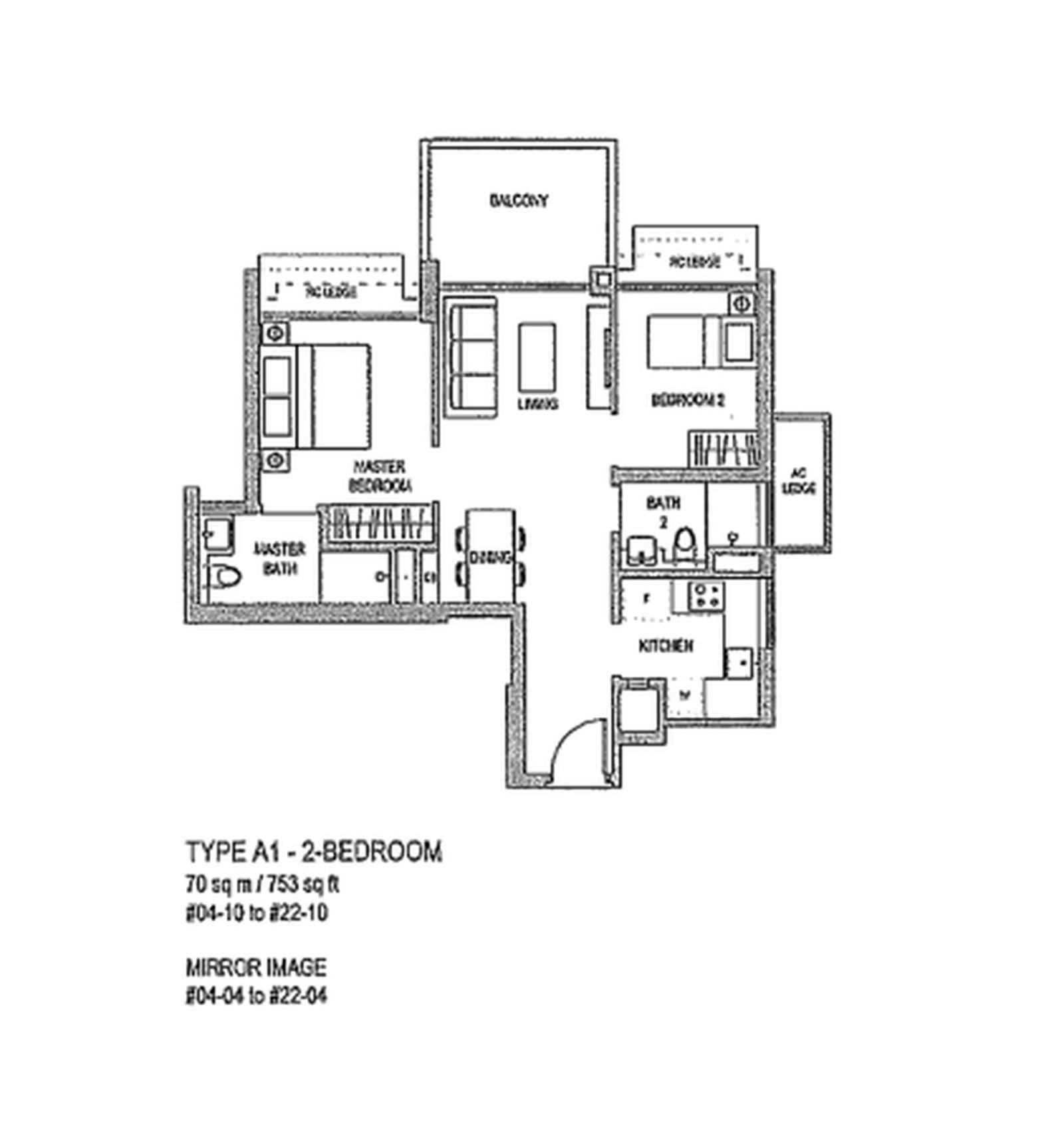 The Topiary 753 sq ft