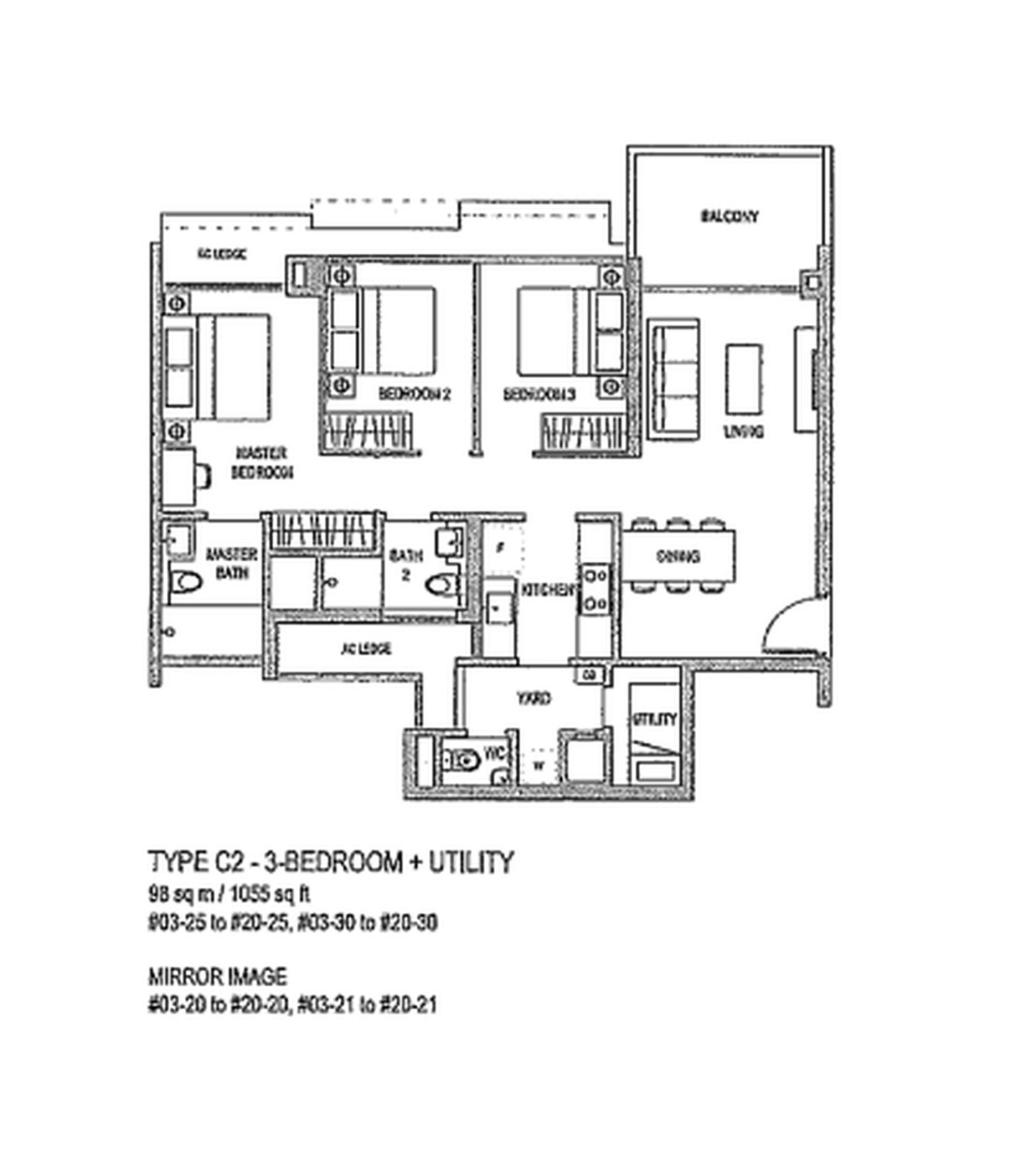 The Topiary 1,055 sq ft