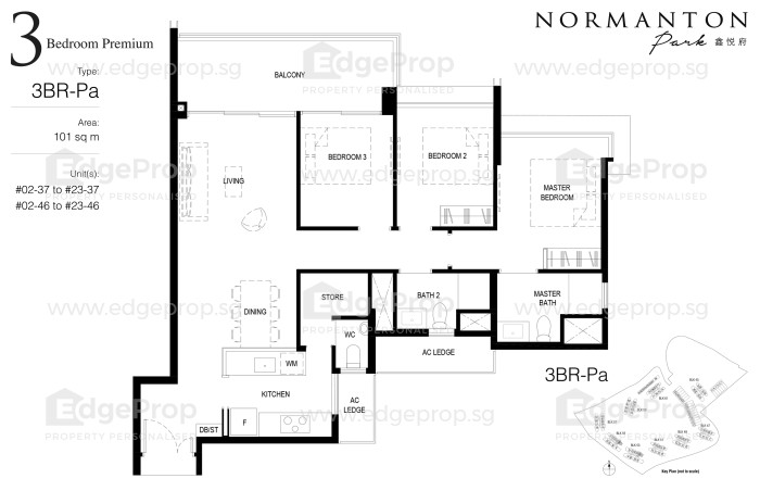 normanton park 3 bedroom