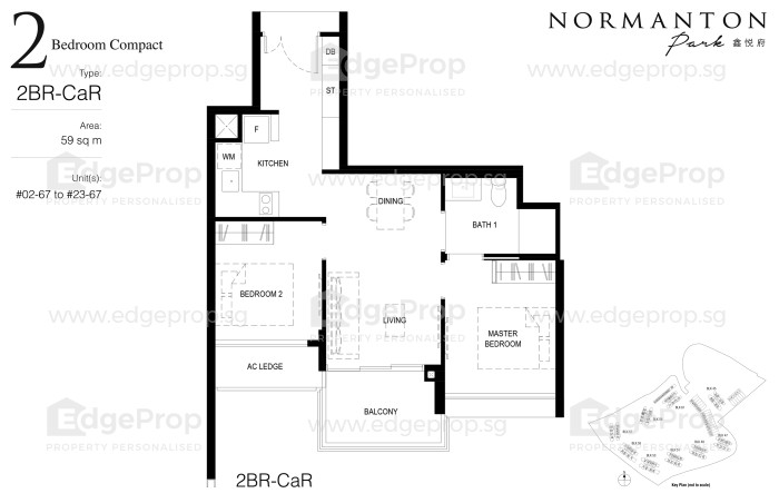 normanton park 2 bedroom