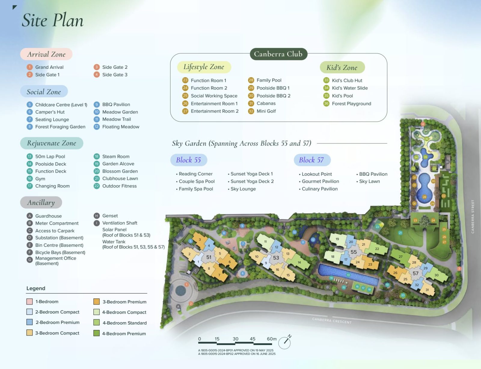 Canberra Crescent Residences Site Plan