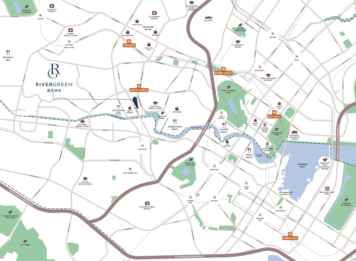 River Green Condo Location