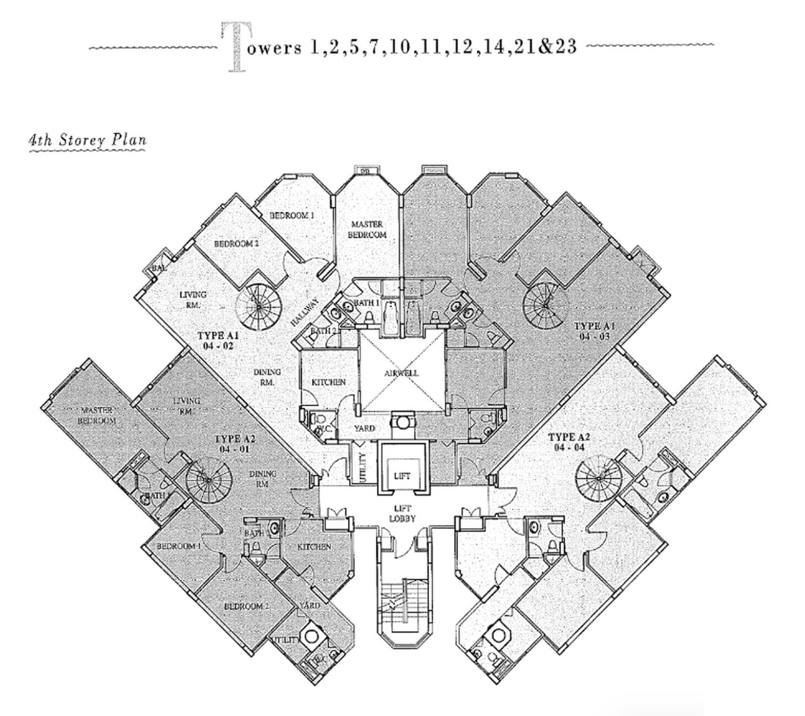 Villa Marina Floorplans 1