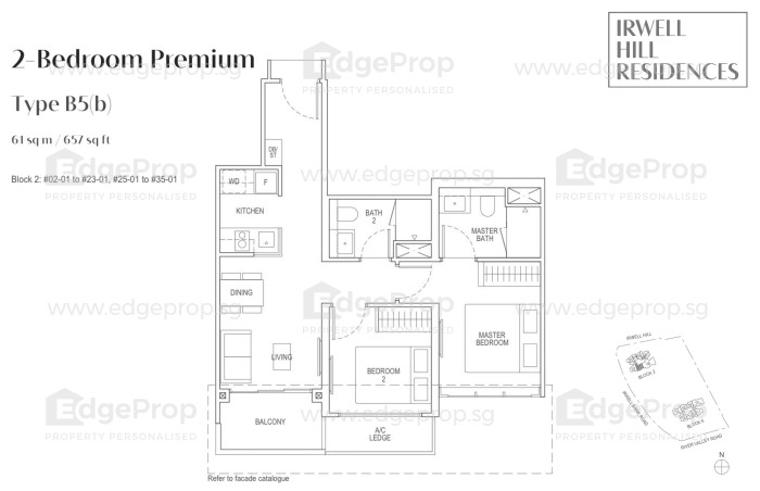Irwell Hill Residences 657 sq ft, #03 unit sold in March 2025 at $1,860,000