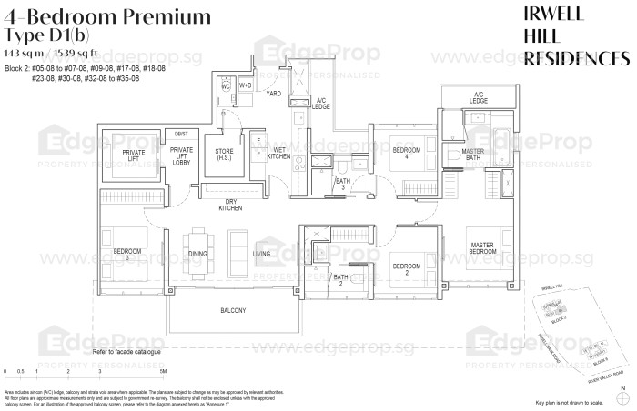 Irwell Hill Residences 1539 sq ft, last new sale unit on #34 was sold at $4,640,000 in July 2022 (no sub sale:resale transactions yet)