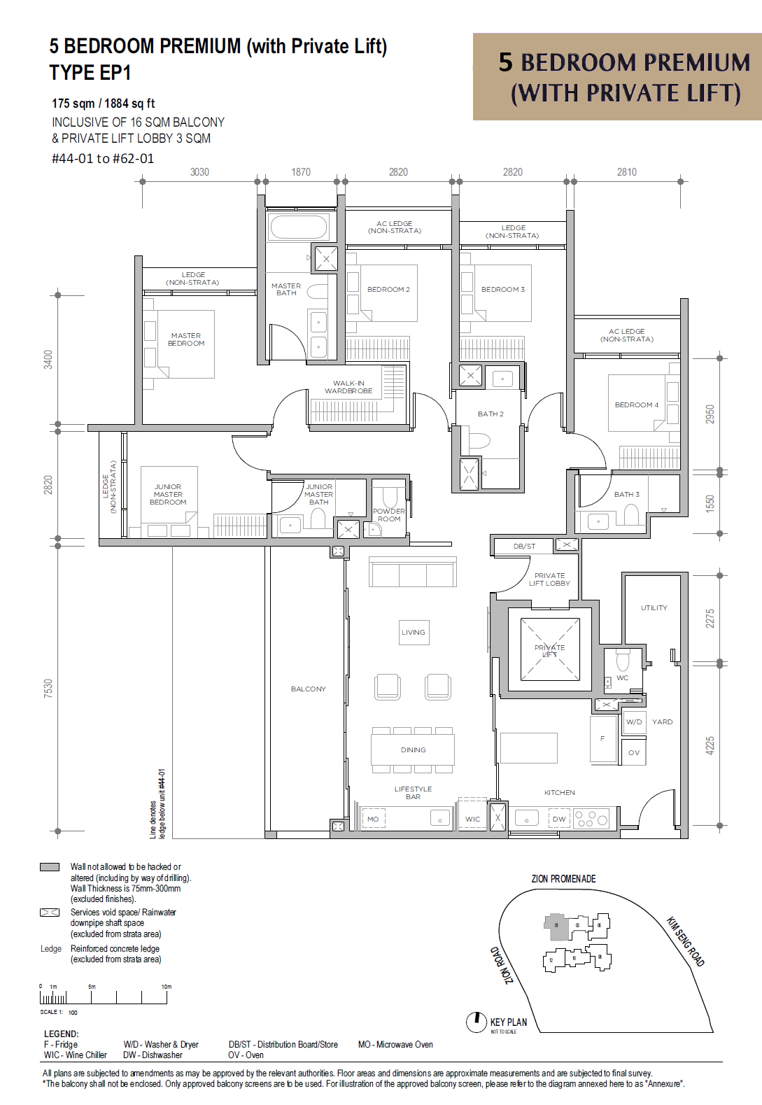 Promenade Peak 1,884 sq ft, prices start from $6.2Xm