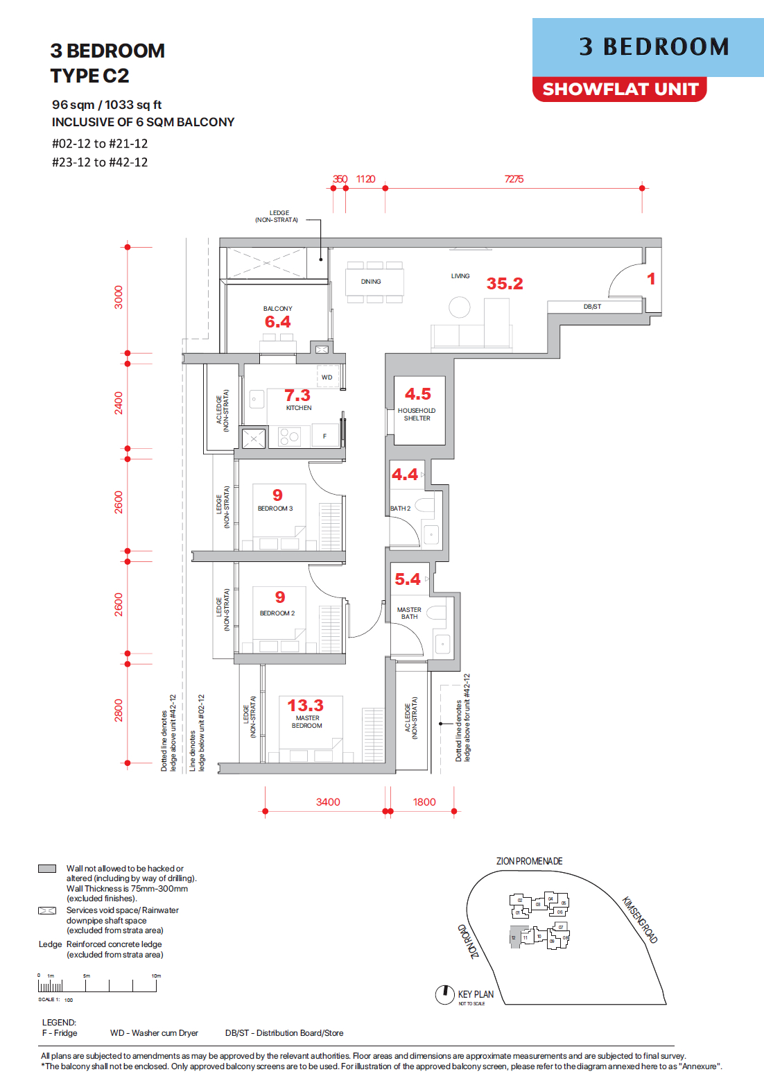 Promenade Peak 1033 sq ft, prices start from $2.7Xm
