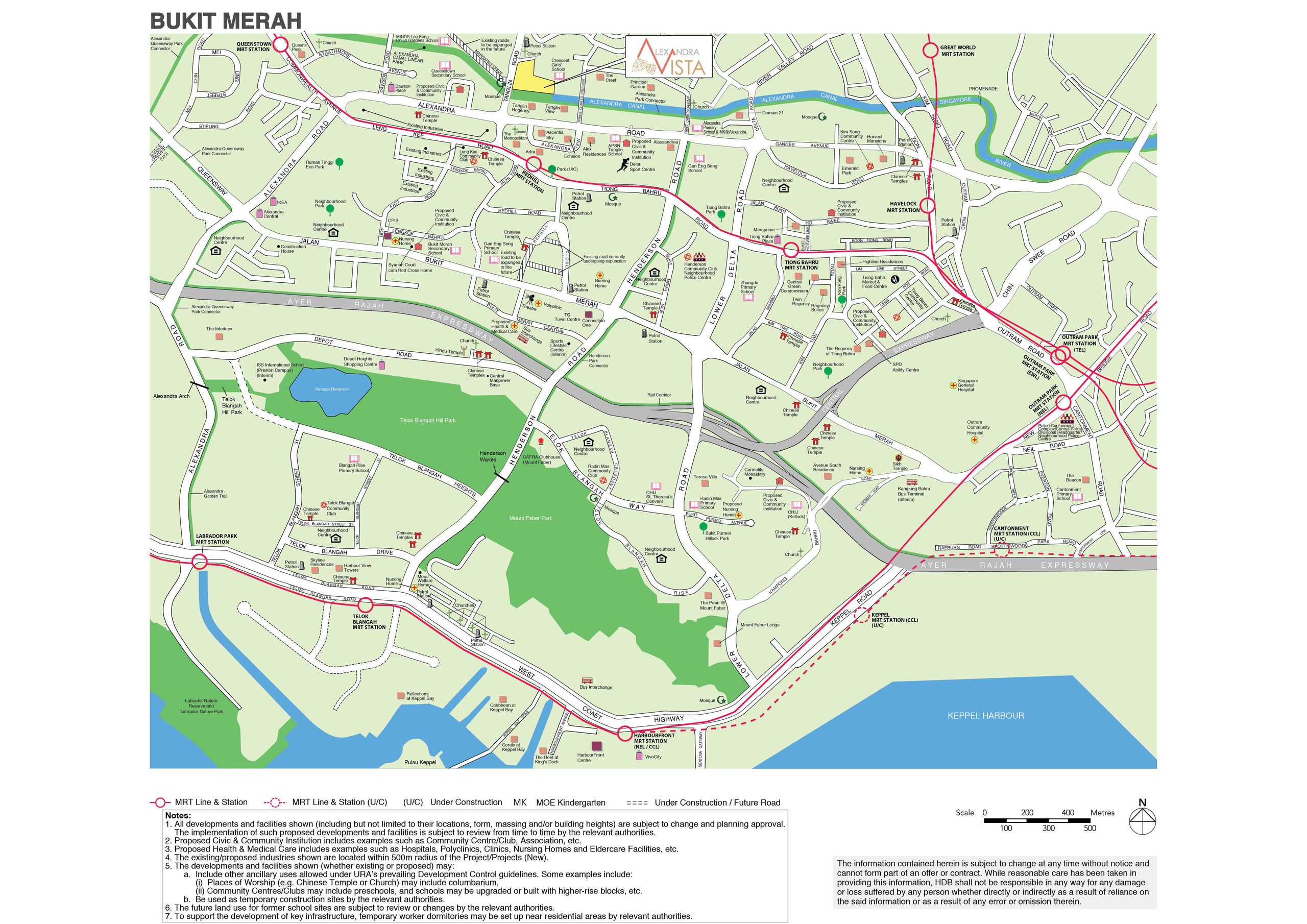 Alexandra Vista Location Map