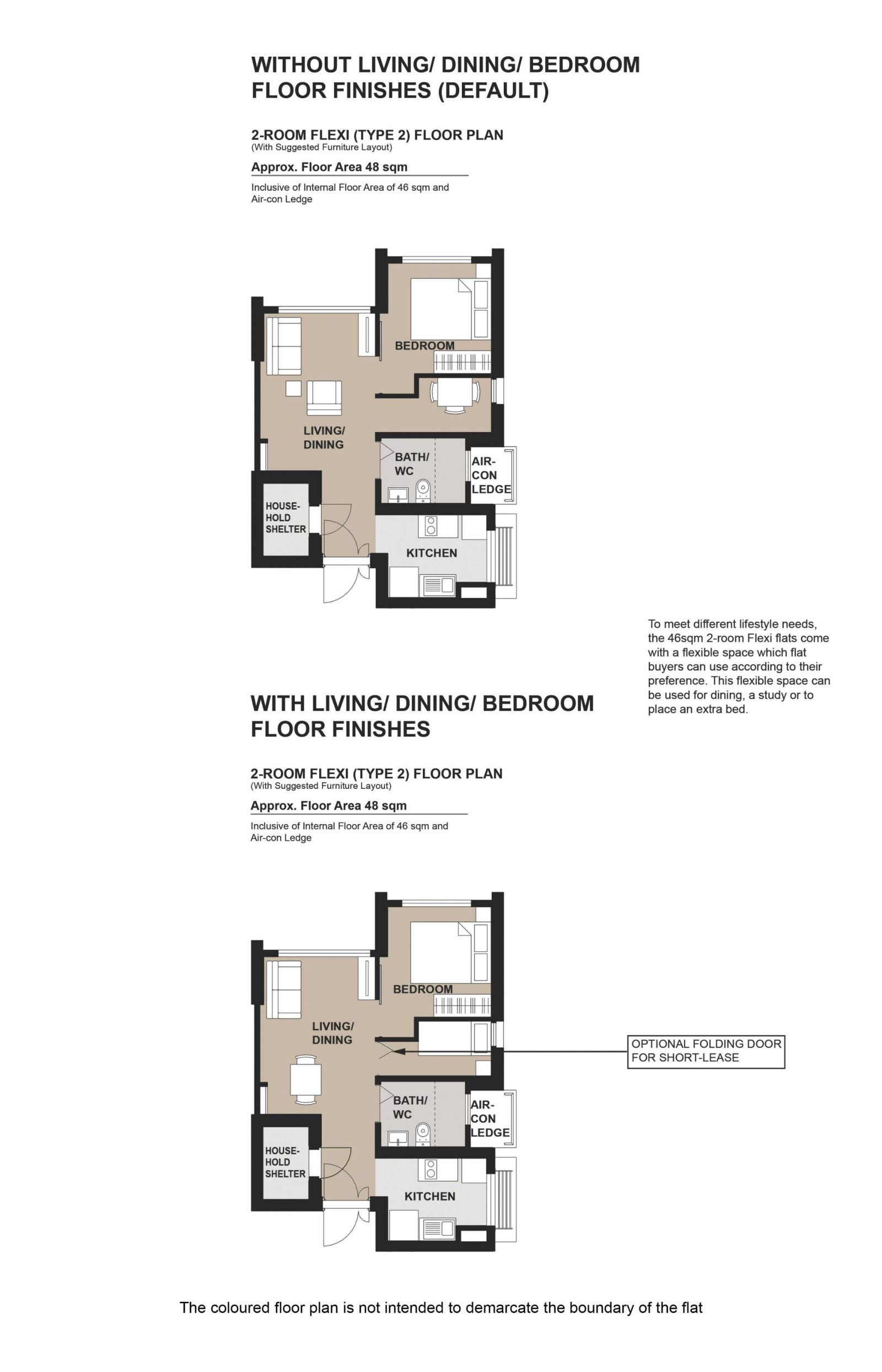 Alexandra Vista 2 Room Flat Type 2