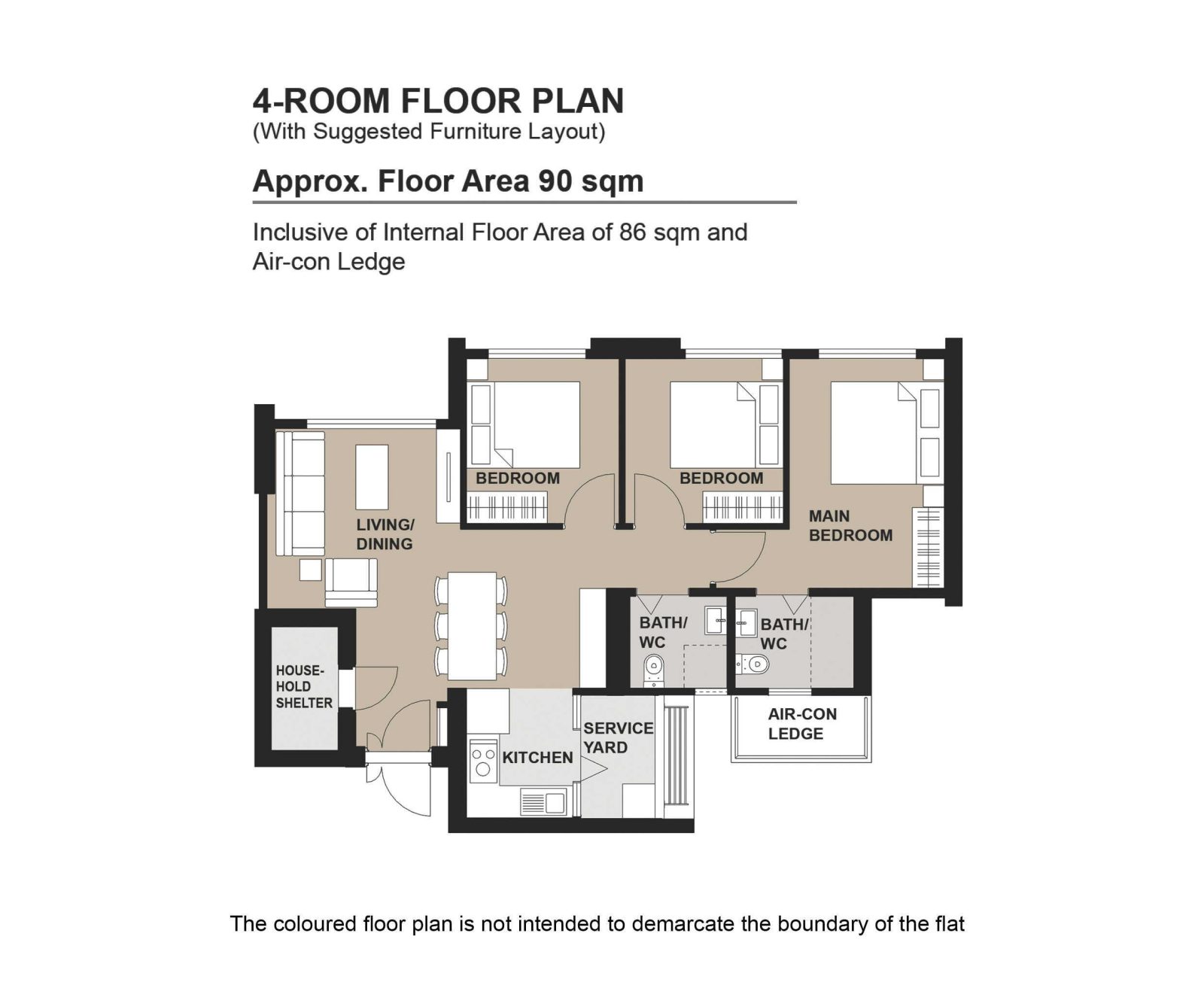 Alexandra Vista 4 Room Flat