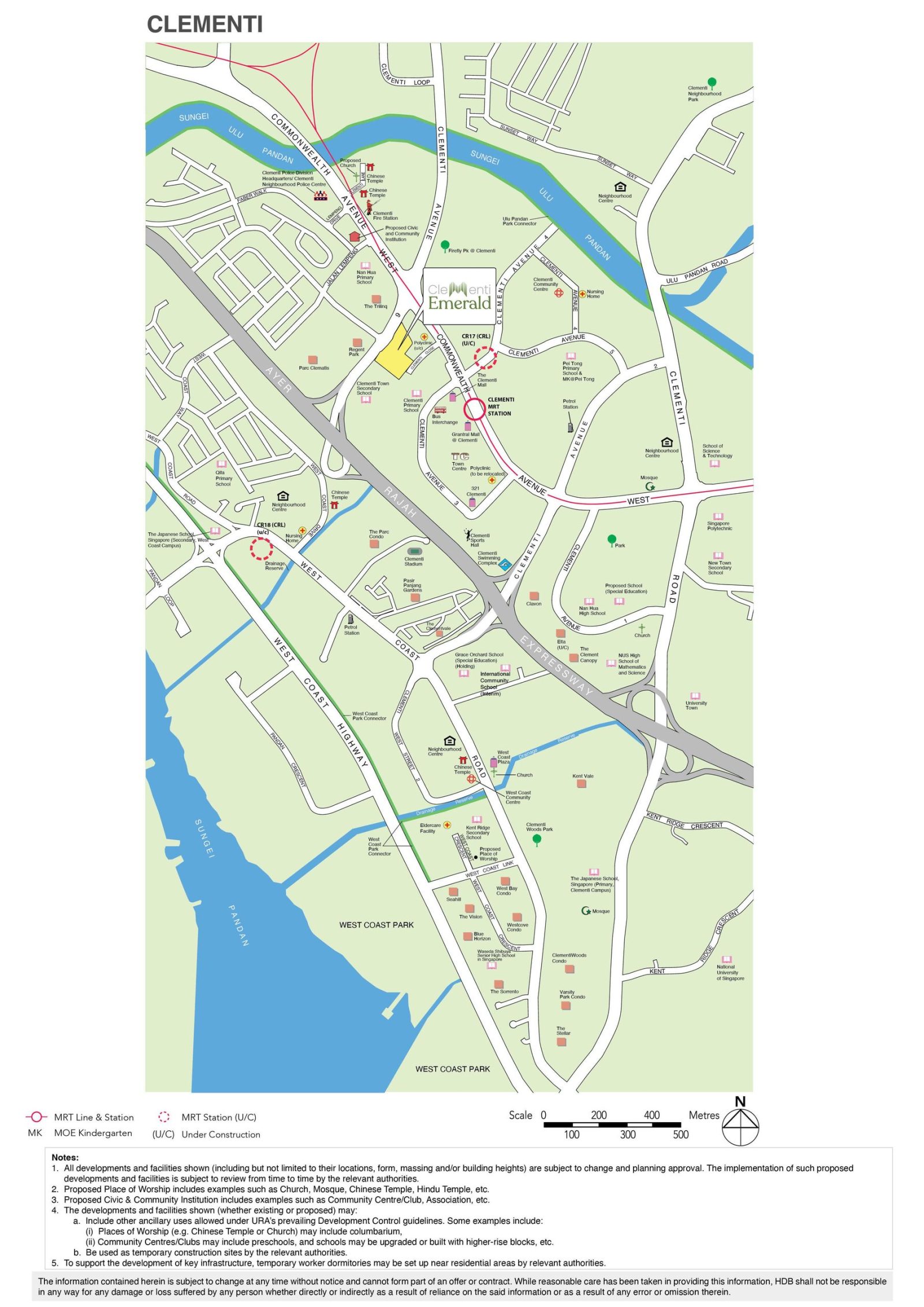 Clementi Emerald Location
