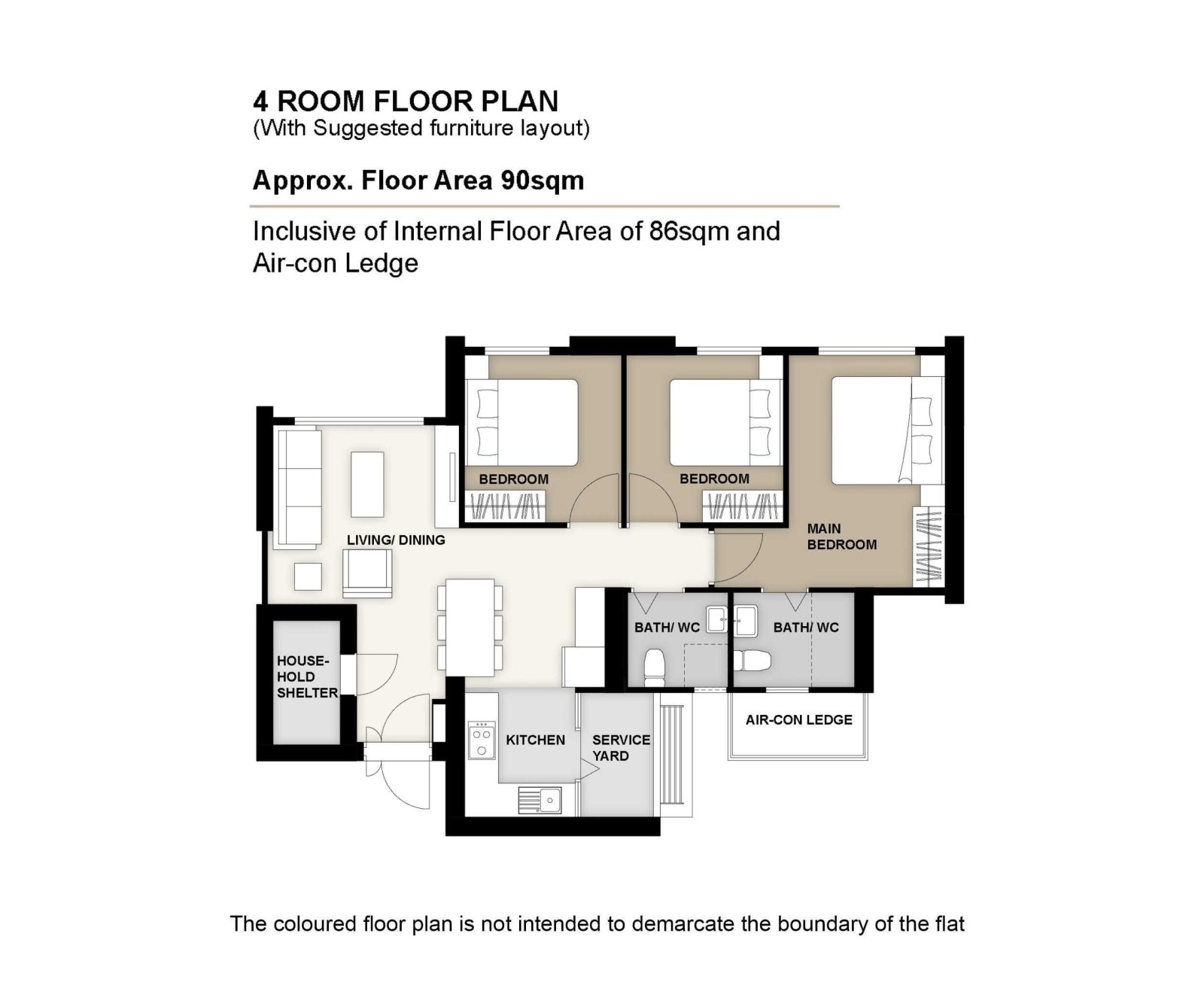 Clementi Emerald 4 Room Flat