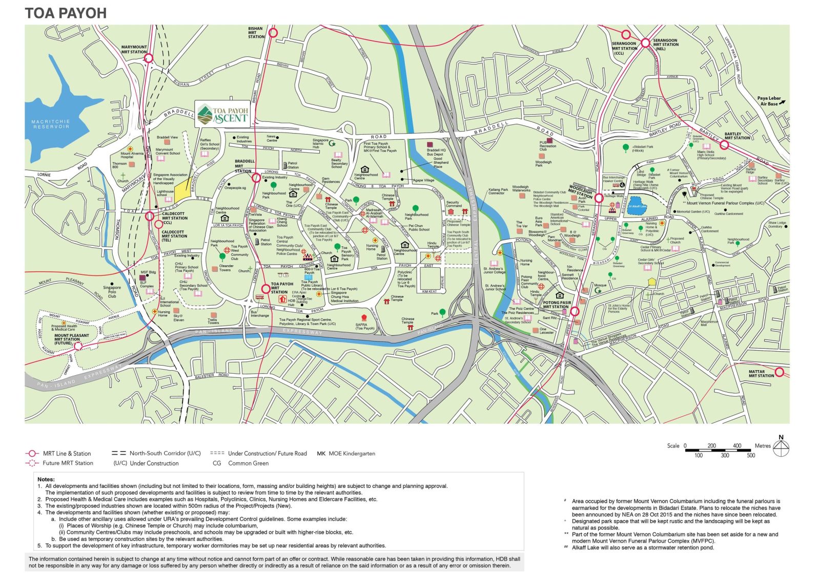 Toa Payoh Ascene Location Map