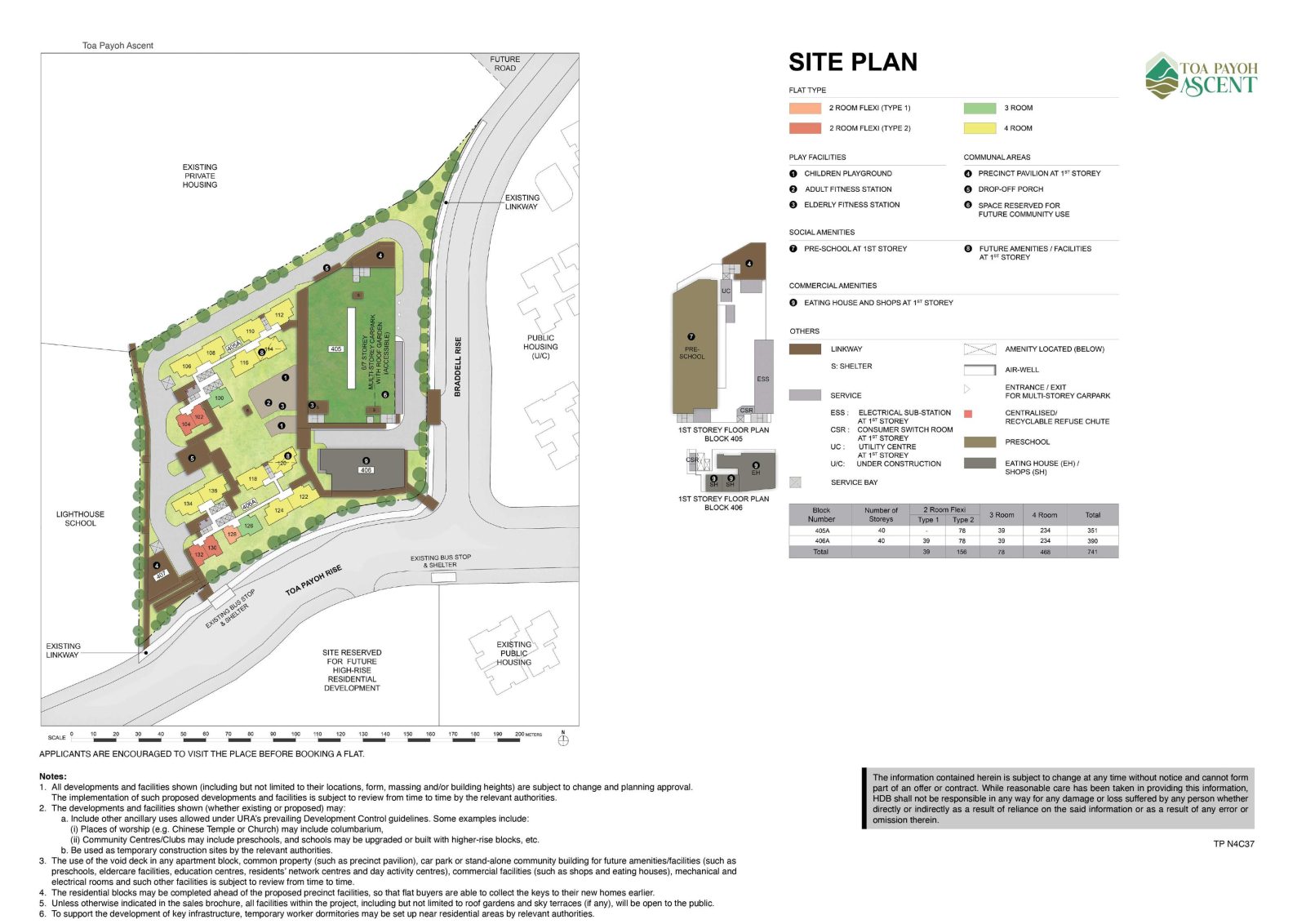 Toa Payoh Ascent Site Plan