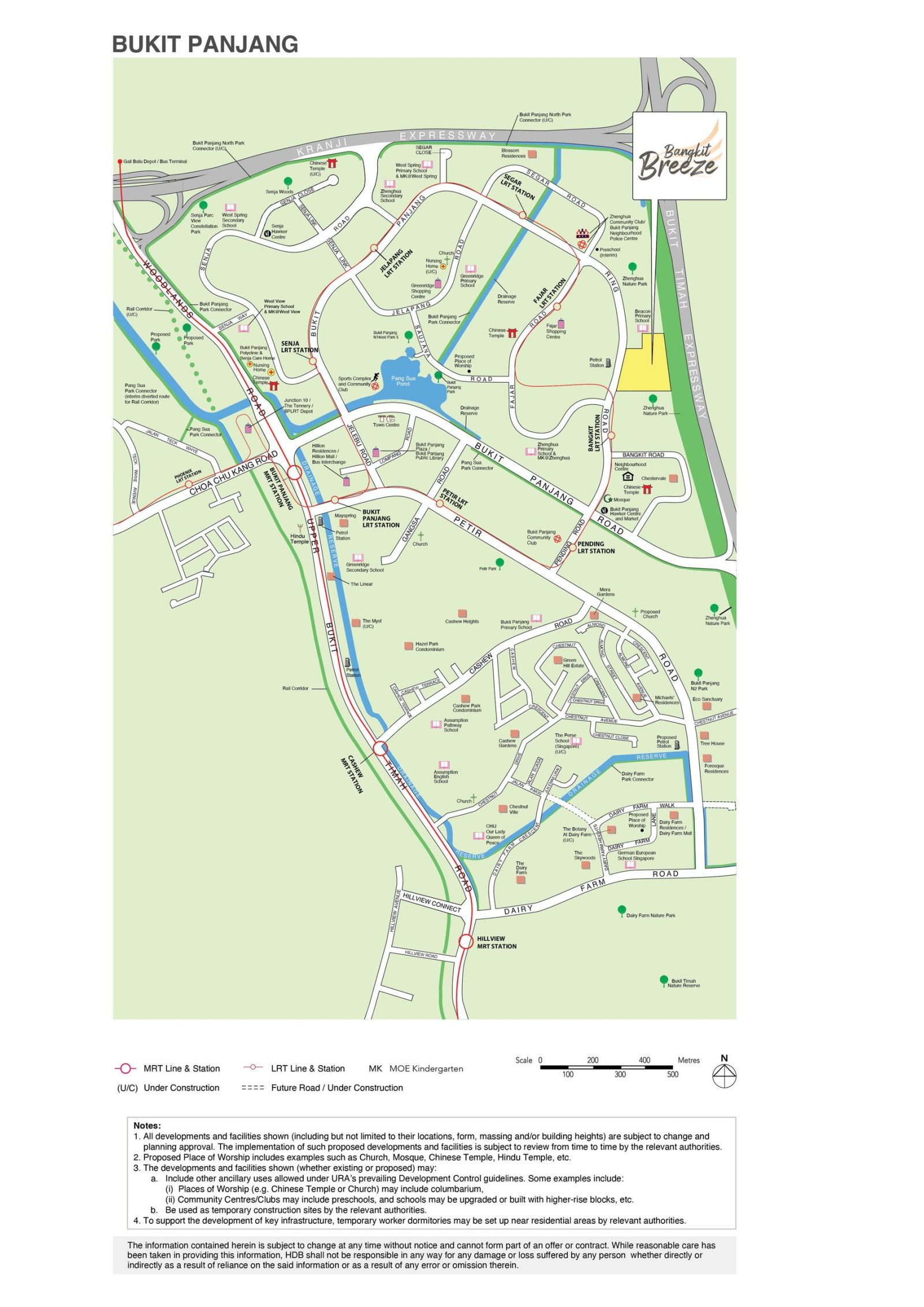 Bangkit Breeze Location Map
