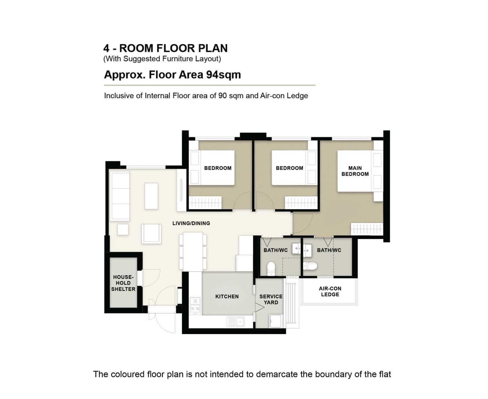 Bangkit Breeze 4 Room Floor Plan