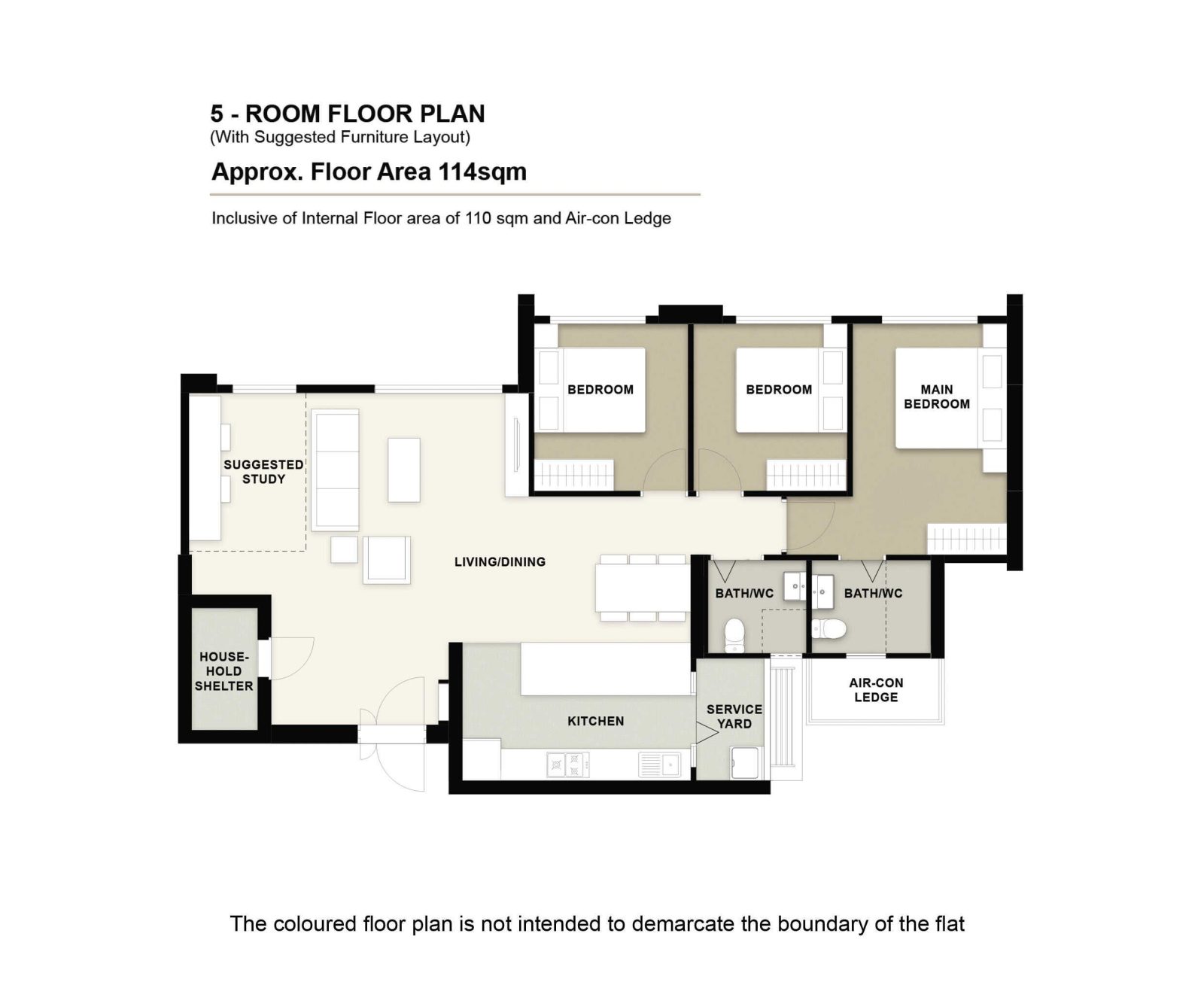 Bangkit Breeze 5 Room Floor Plan