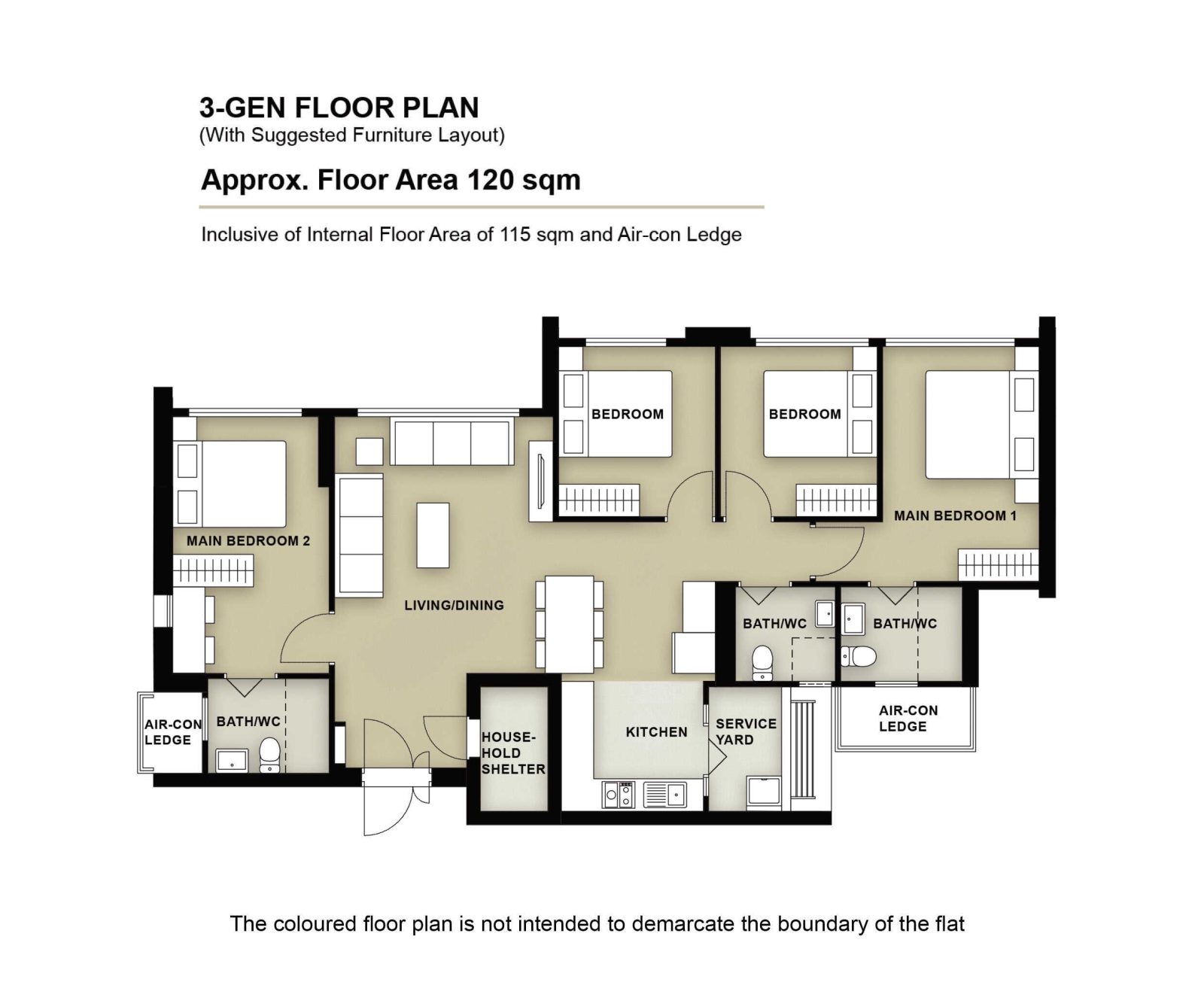 Sembawang Beacon 3Gen Floor Plan