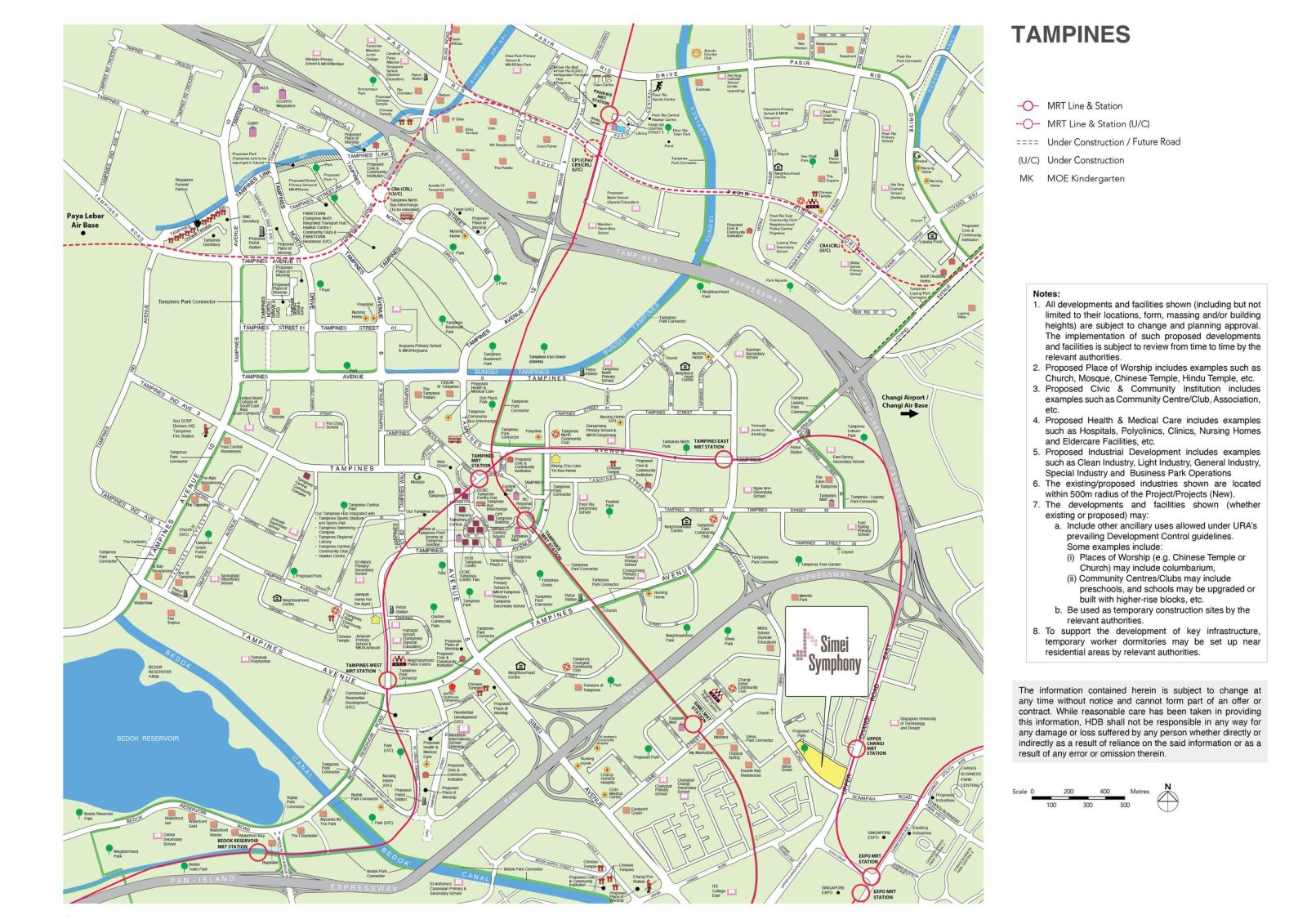 Simei Symphony Location Map