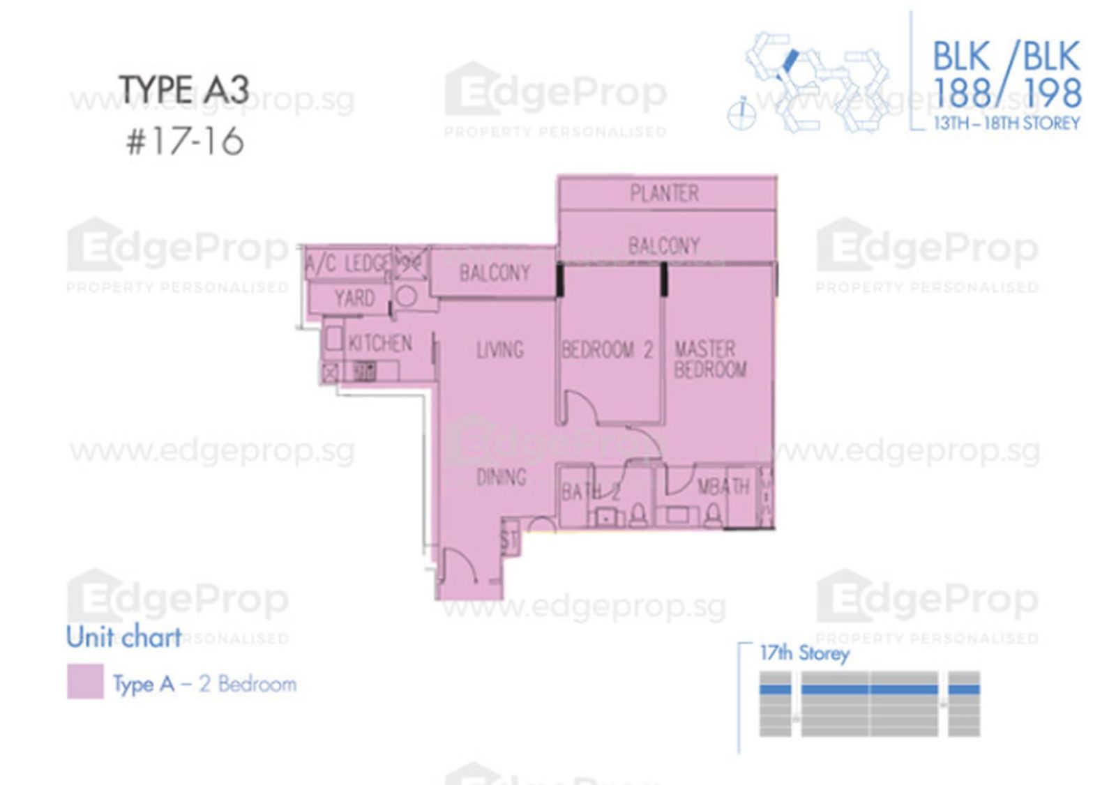 The Interlace 1,184 sq ft