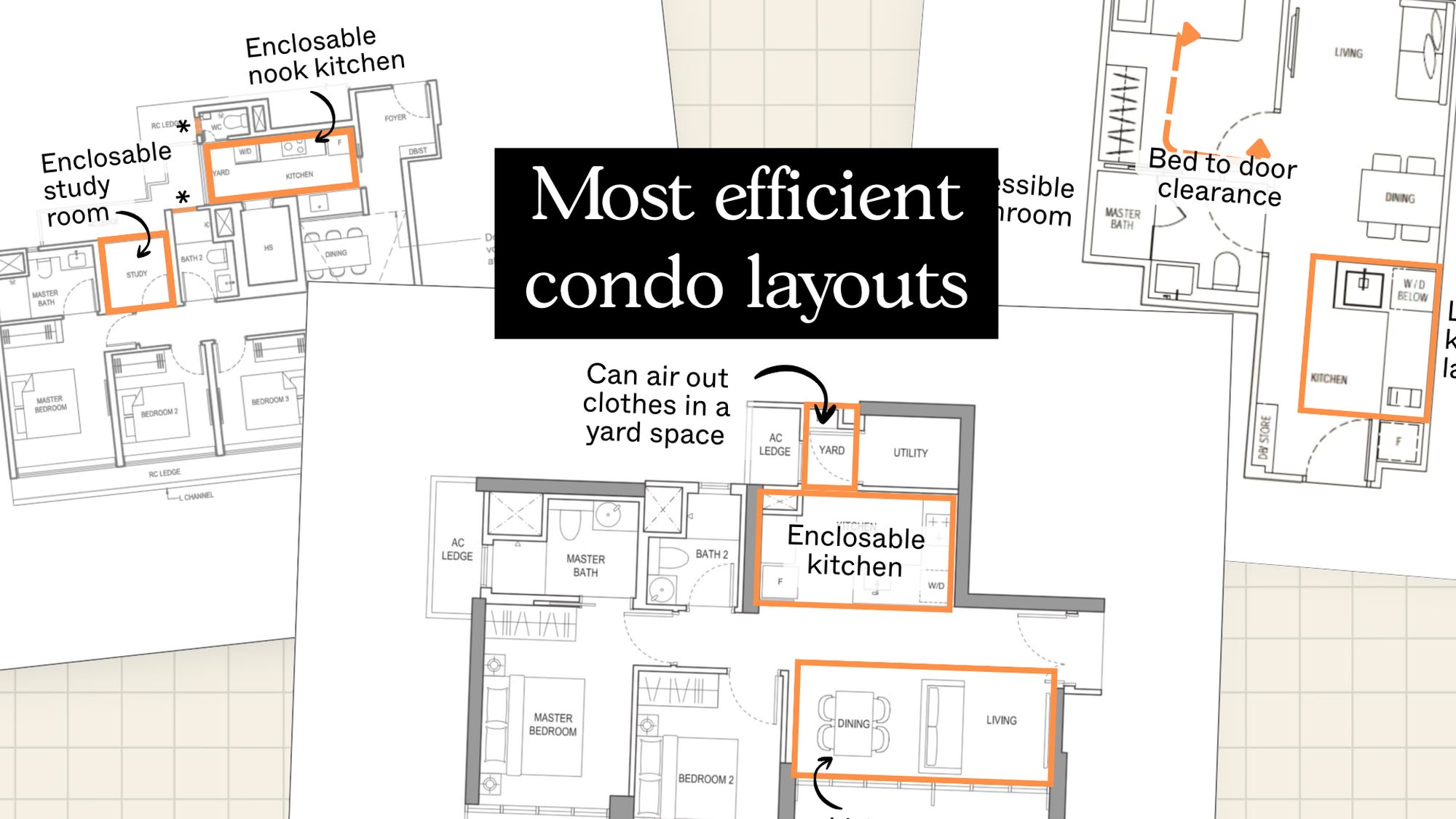 Most efficient condo layouts