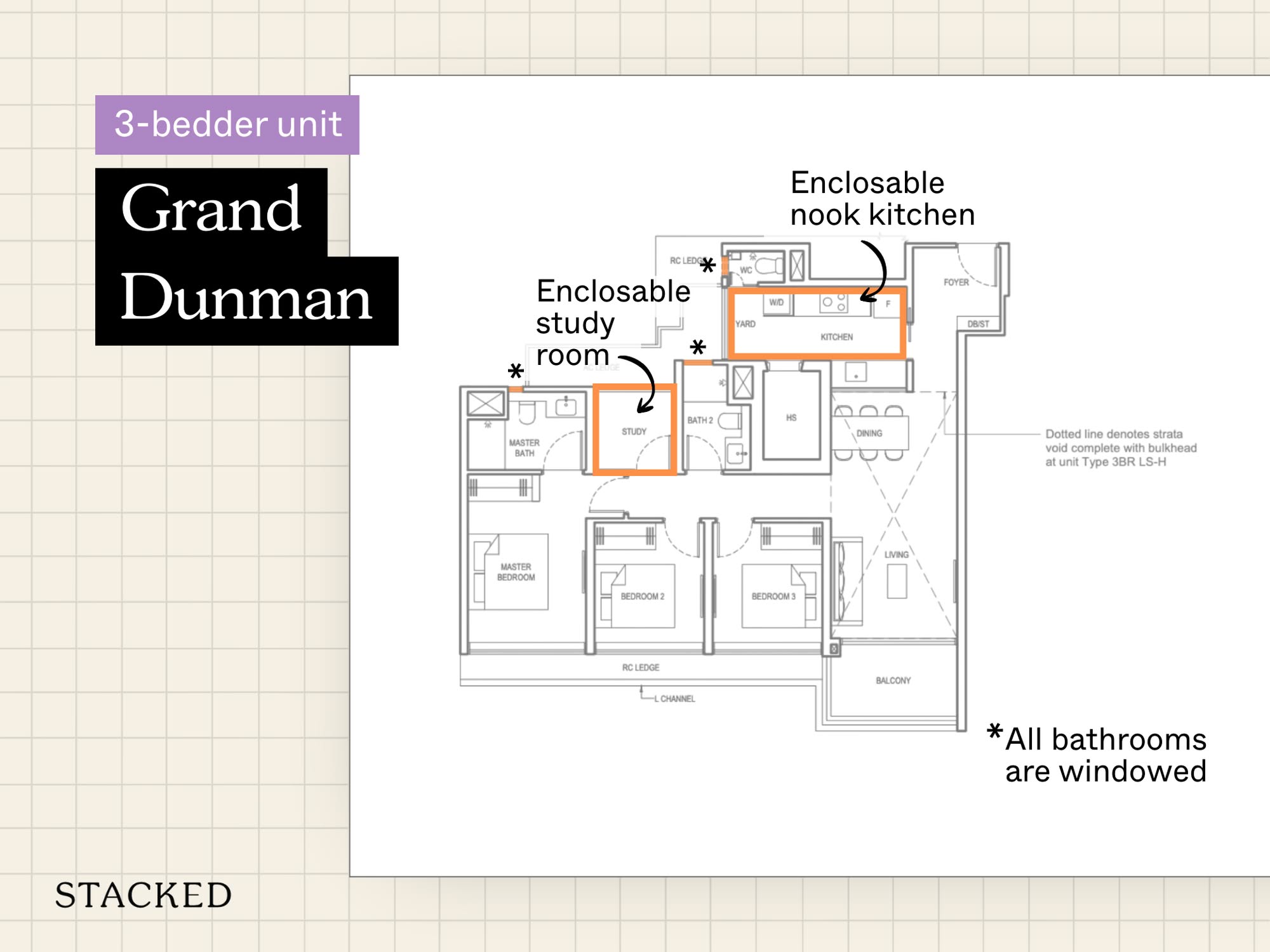 Grand Dunman 3 Bedder