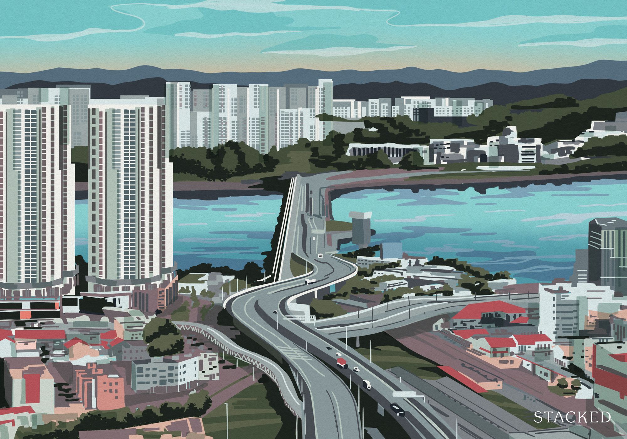 Illustration of Johor Iskandar Malaysia