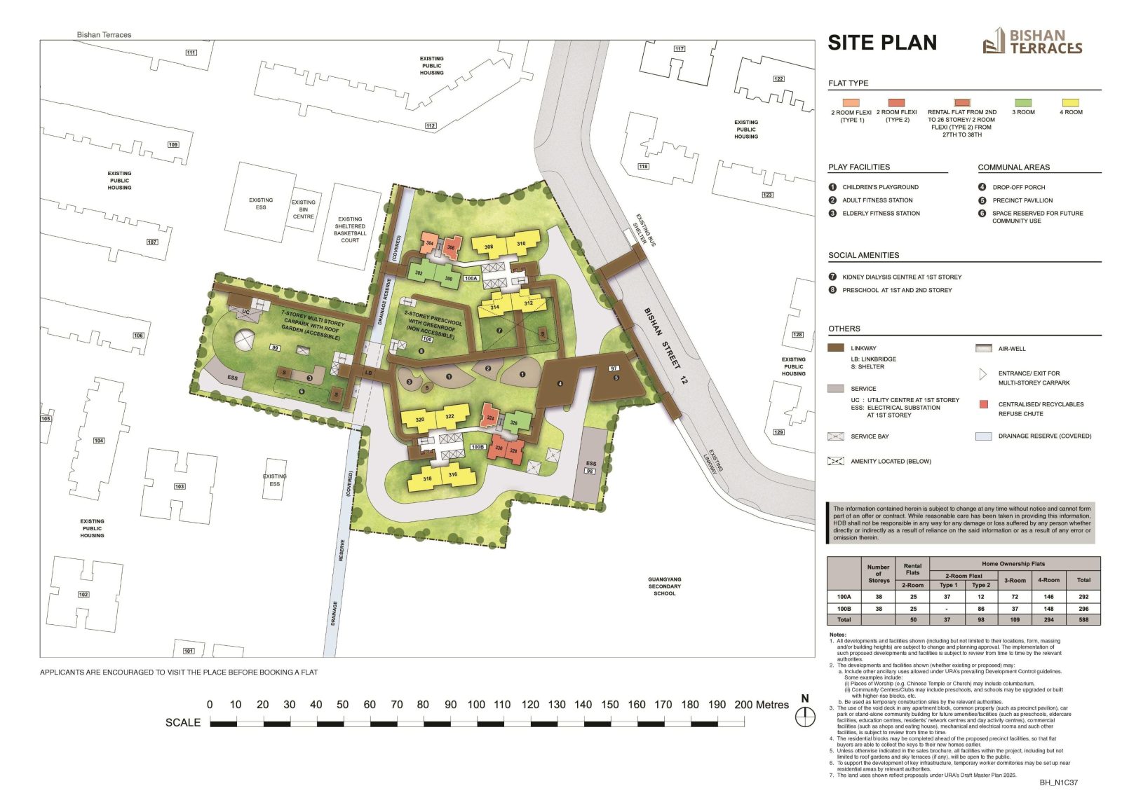 Bishan Terraces Site Plan