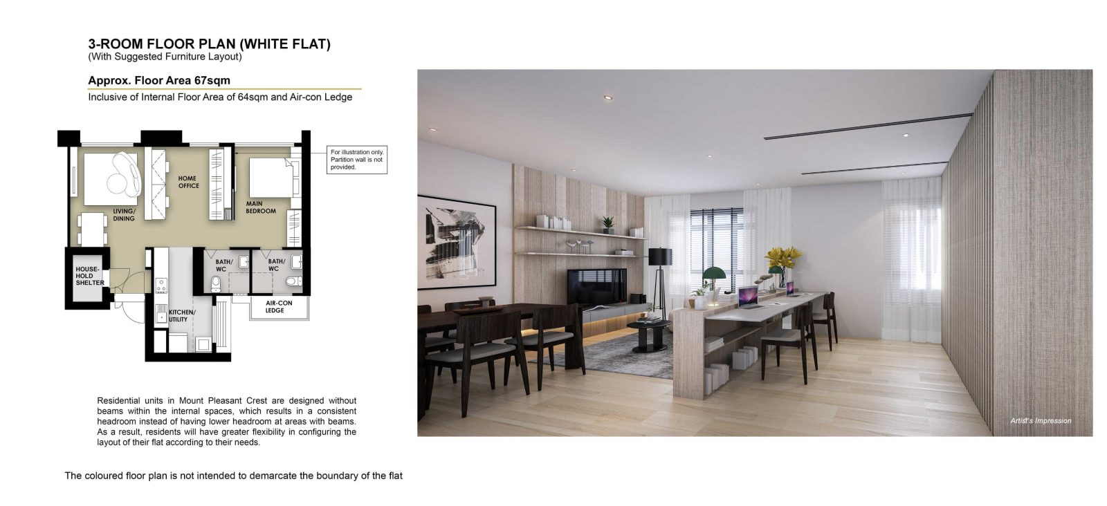 3 Room Floor Plan 3