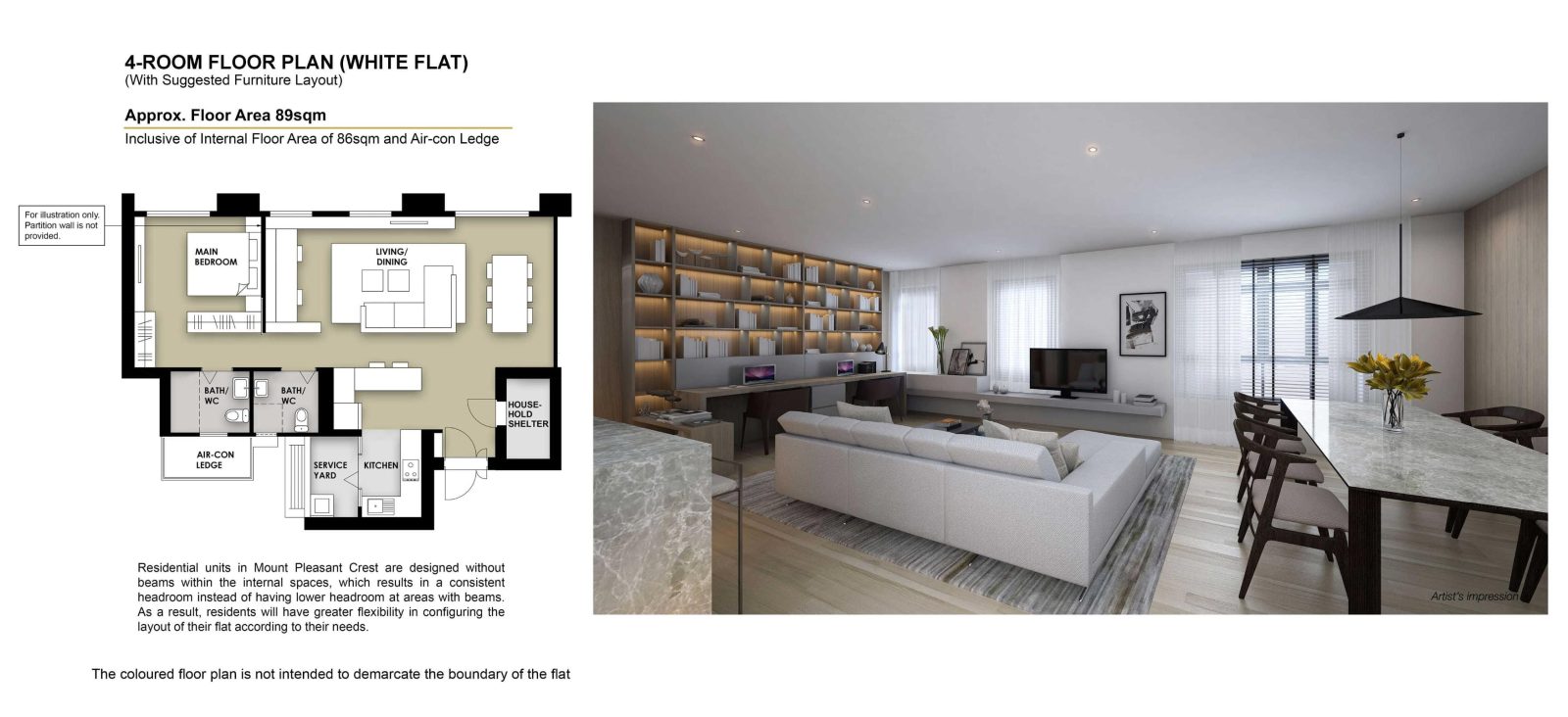 4 Room Floor Plan 2