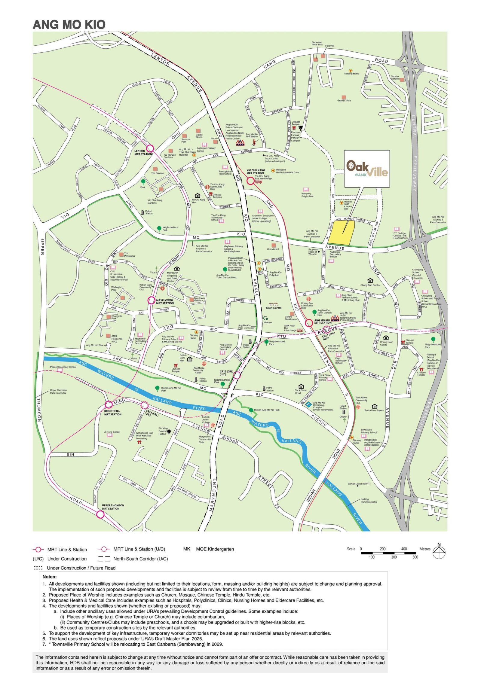 Oak Ville @ AMK Location Map